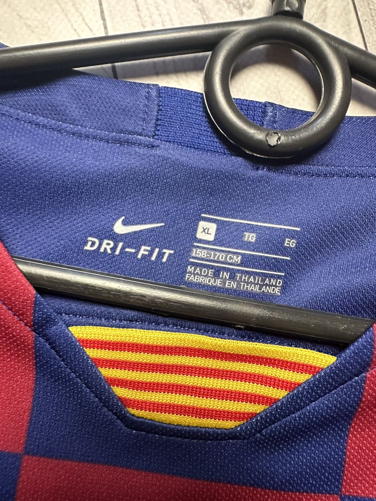 Nike × Vintage Vintage Nike Barcelona soccer jersey size Xs Size US XS / EU 42 / 0 - 4 Thumbnail