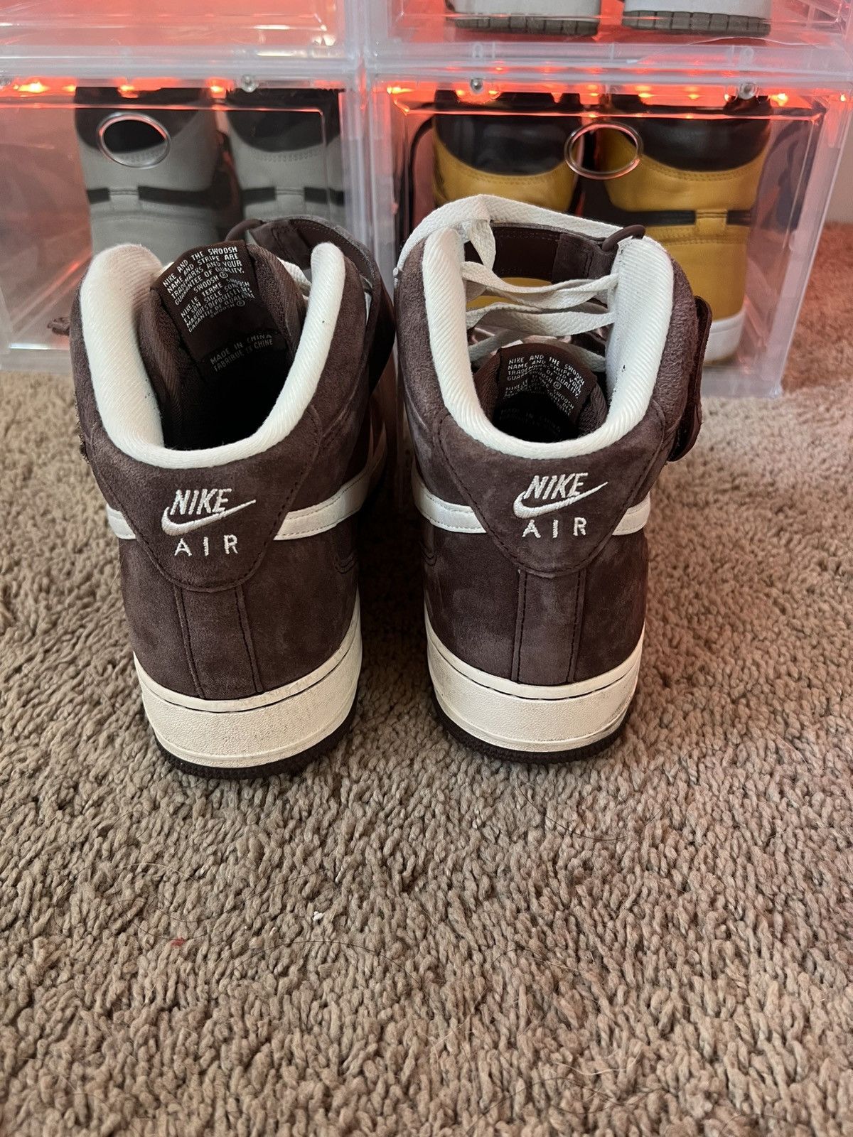 Nike Nike Air Force 1 High Chocolate Brown Size US 10 / EU 43 - 4 Thumbnail