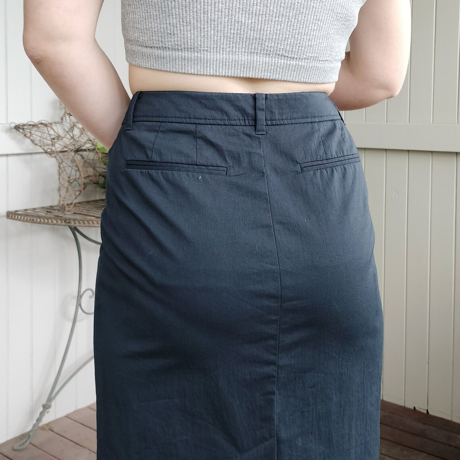 Designer Sportscraft Skirt High Waisted Pencil Corporate Workwear Size 30" / US 8 / IT 44 - 9 Thumbnail