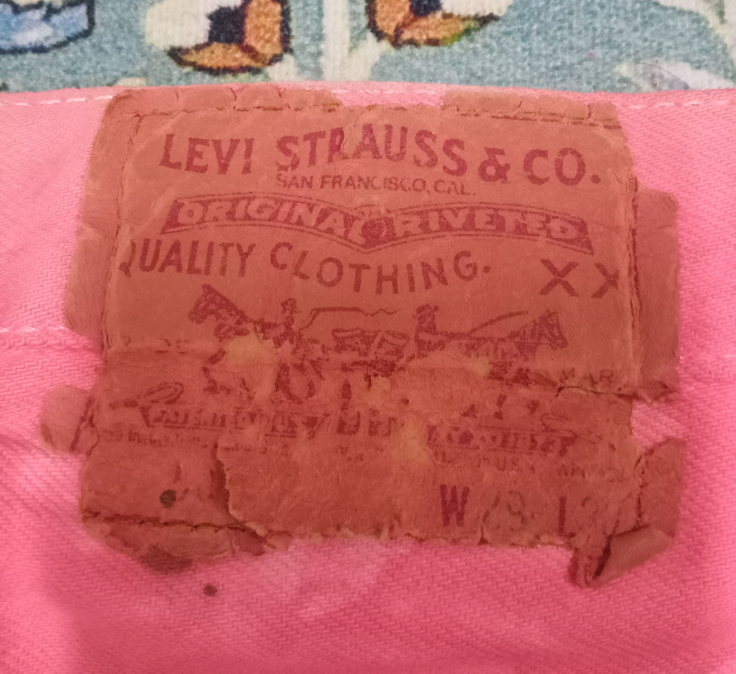Levi's Vintage Levi's 501 Rare Tie Dye Jeans Size US 29 - 3 Thumbnail