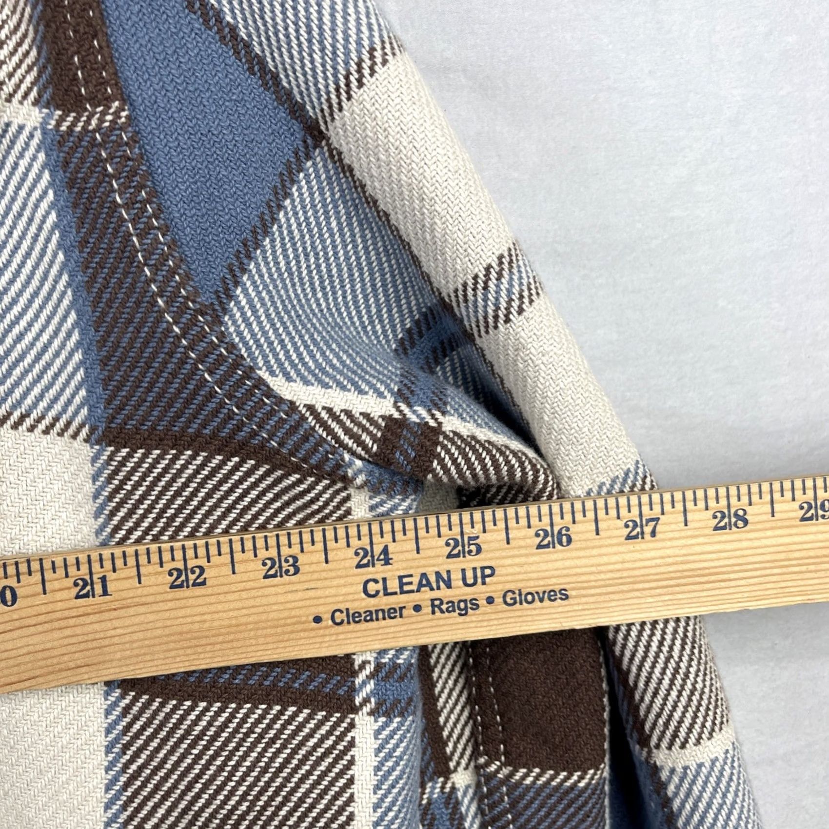 FatFace Fat Face Jacket Mens XL Blue Plaid Shacket Sherpa Lined Button Up Outdoor Hoodie? Size US XL / EU 56 / 4 - 6 Thumbnail