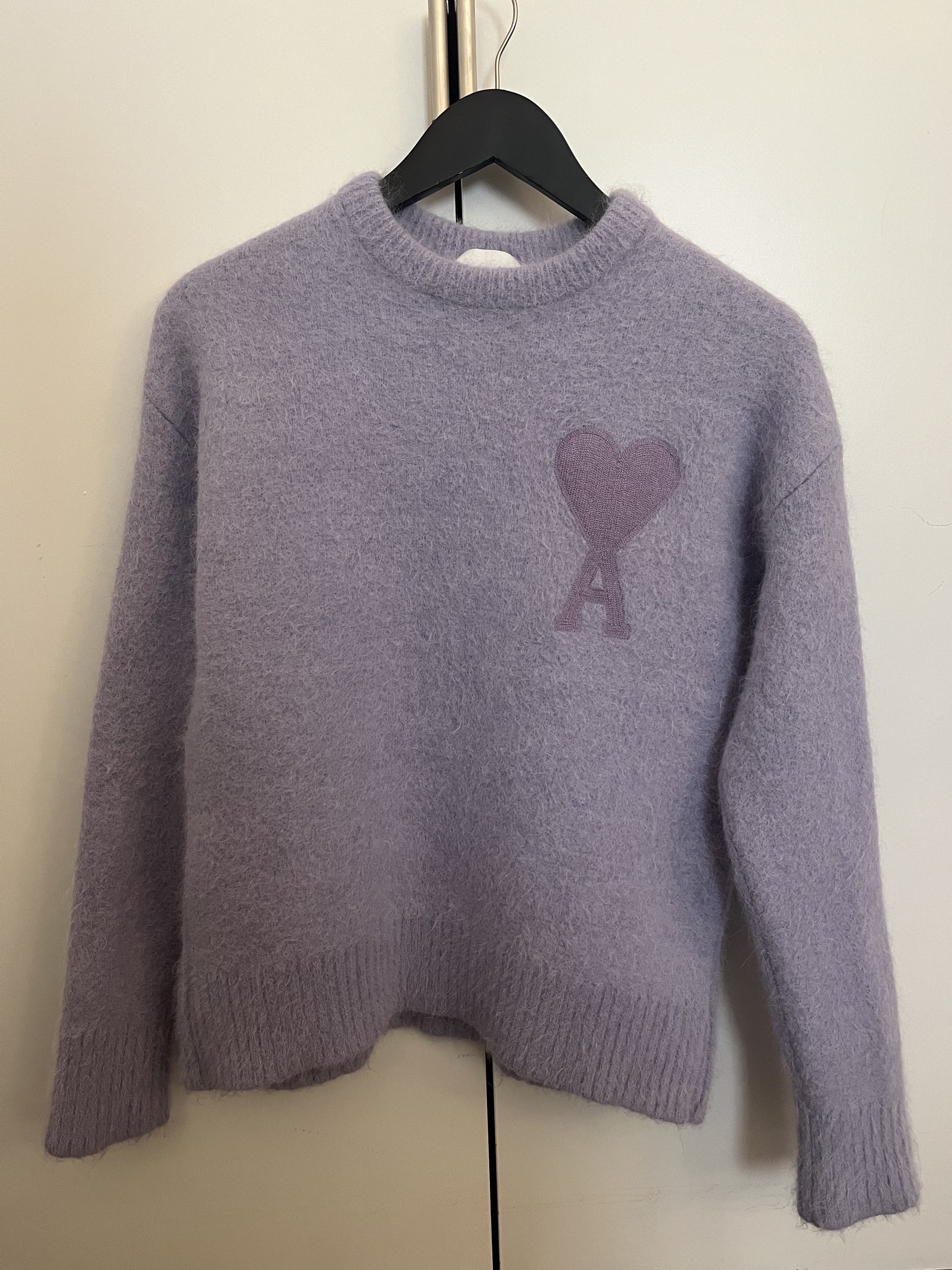 AMI Ami De Coeur Wool Sweater Size S / US 4 / IT 40 - 1 Thumbnail