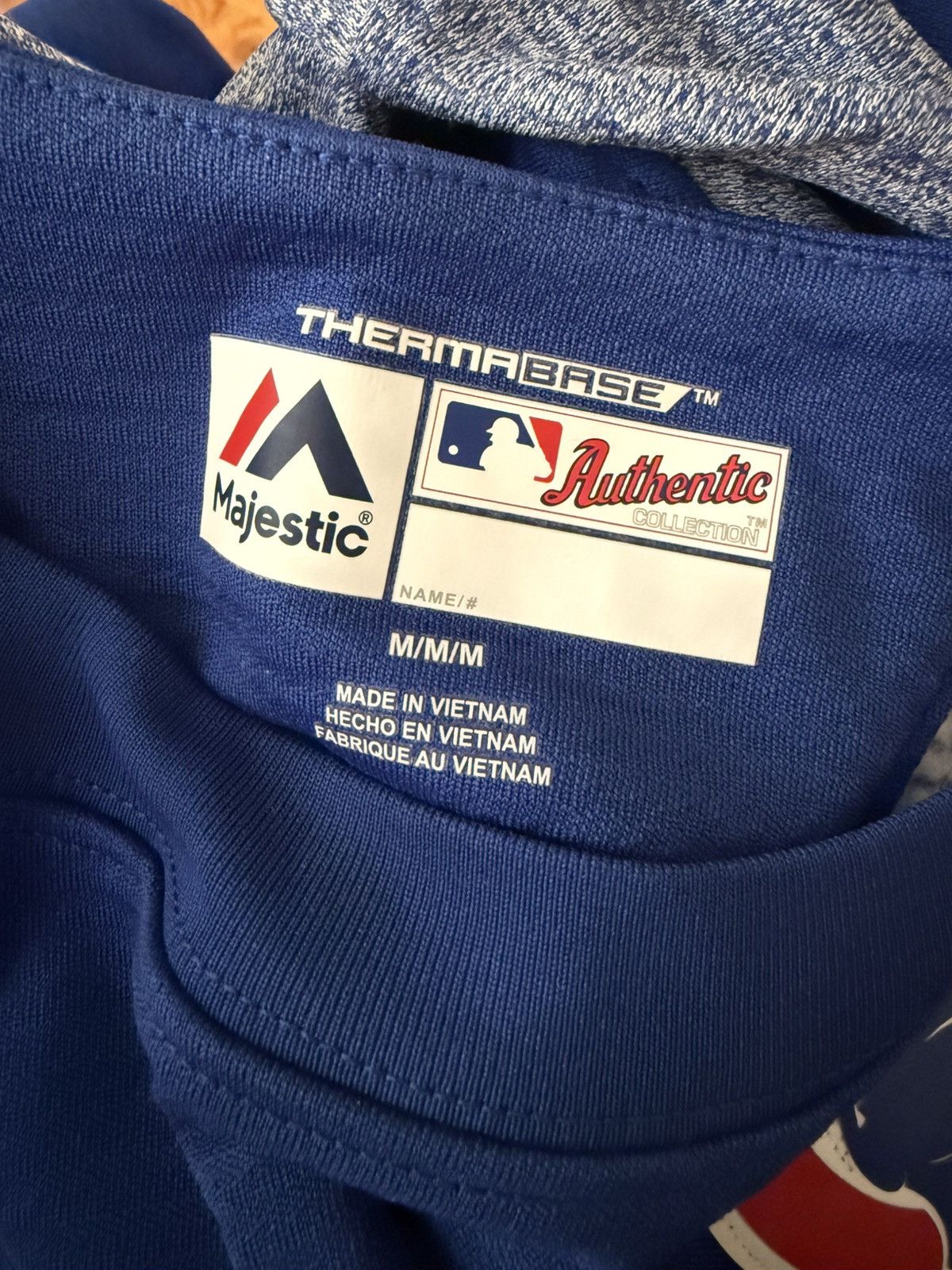Majestic MAJESTIC CHICAGO CUBS MENS BLUE ON-FIELD TECH SWEATSHIRT Size US M / EU 48-50 / 2 - 5 Thumbnail