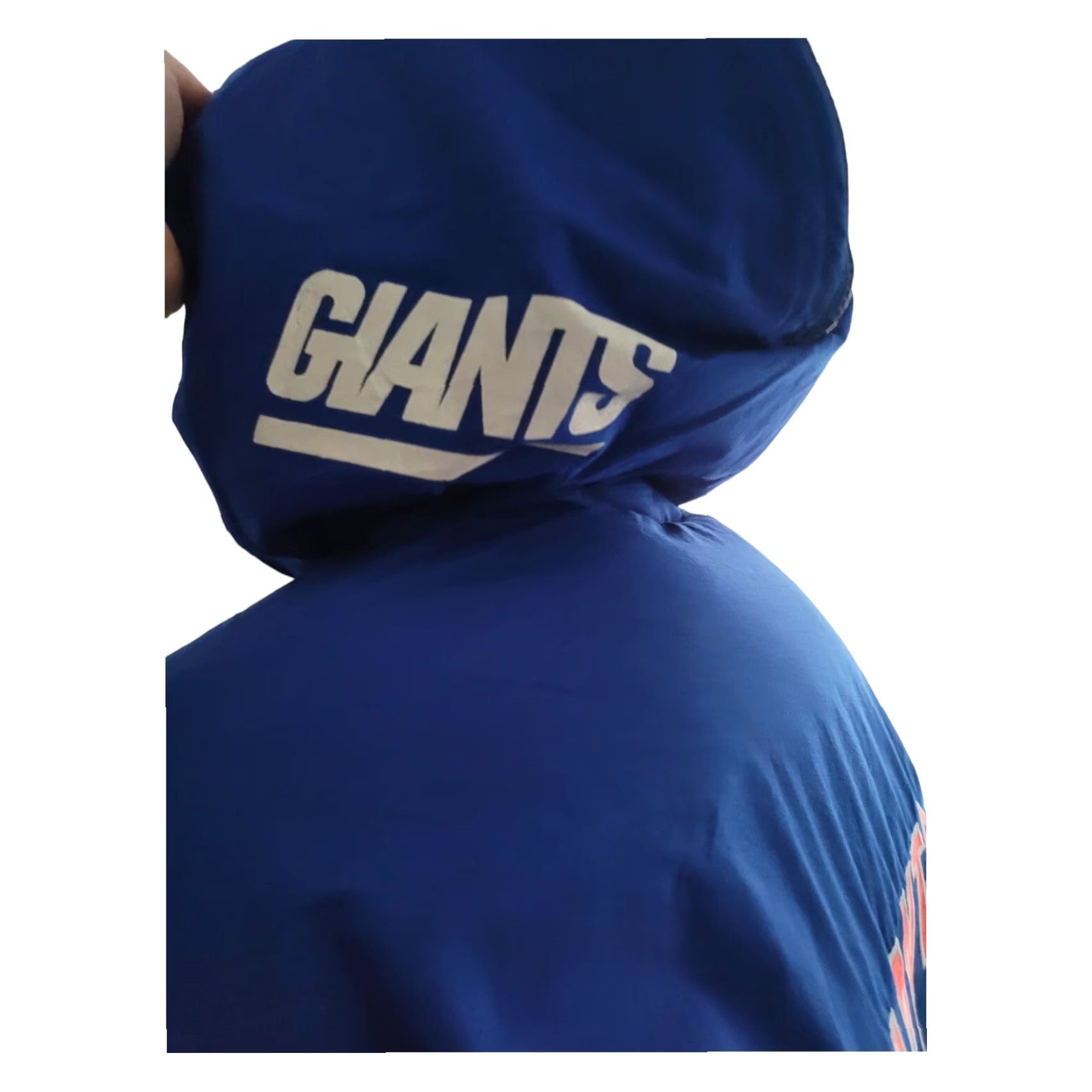 NFL NFL New York Giants XL Jacket - TRIPLE FAT Goose Duck Turbo Sport Parka Down Padded Red/Blue Jacket for Men XL Size US XL / EU 56 / 4 - 4 Thumbnail