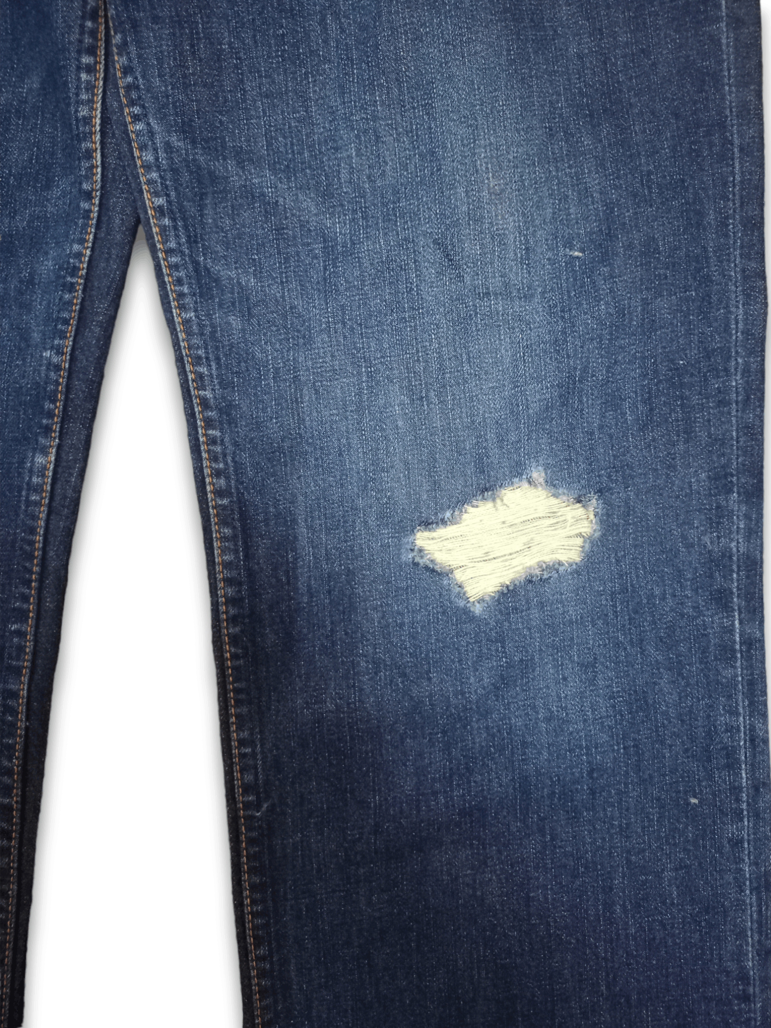 Levi's × Levi's Vintage Clothing Vintage Levis 502 Blue Wash Distressed Baggy Jeans Size US 31 - 8 Thumbnail