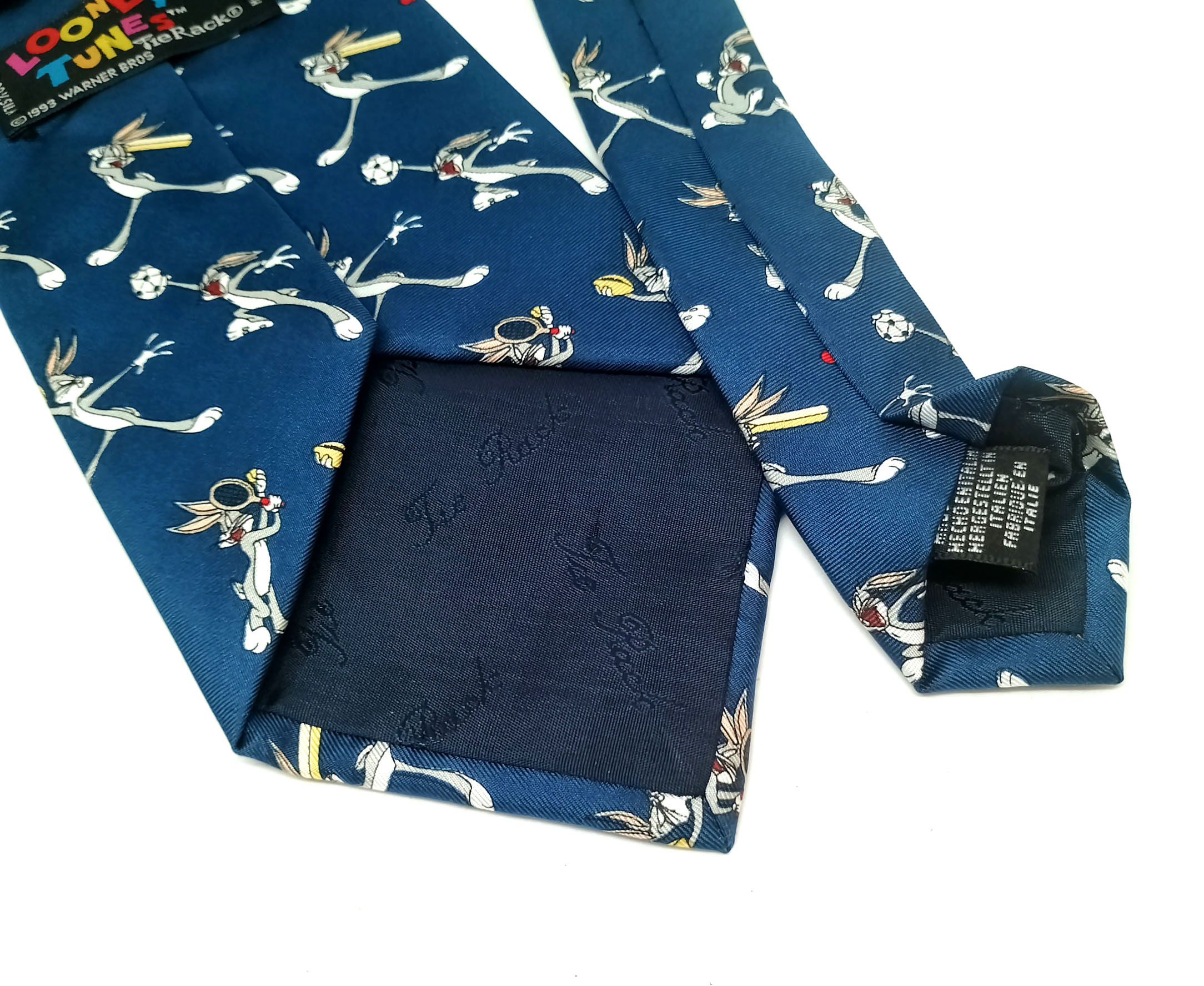 Other Vintage 1993 Tie Rack Looney Tunes Silk Tie Size ONE SIZE - 4 Thumbnail