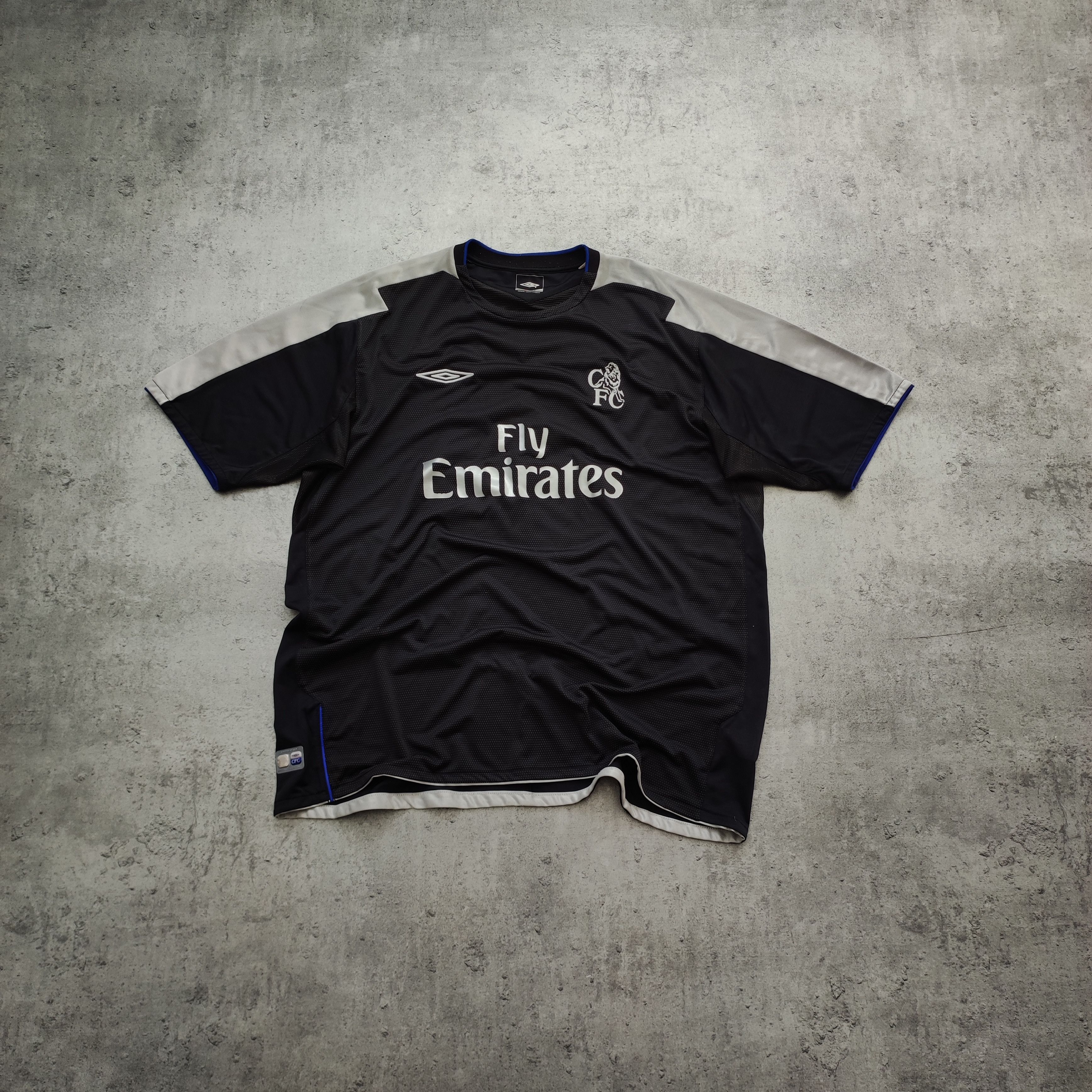Vintage RARE #10 J.Cole Chelsea London Umbro 2004 Away Jersey Size US XL / EU 56 / 4 - 2 Thumbnail