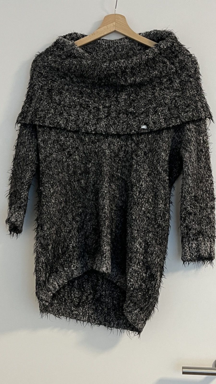 Cop Copine Cop Copine Grey off the Shoulder Sweater Size S / US 4 / IT 40 - 1 Thumbnail