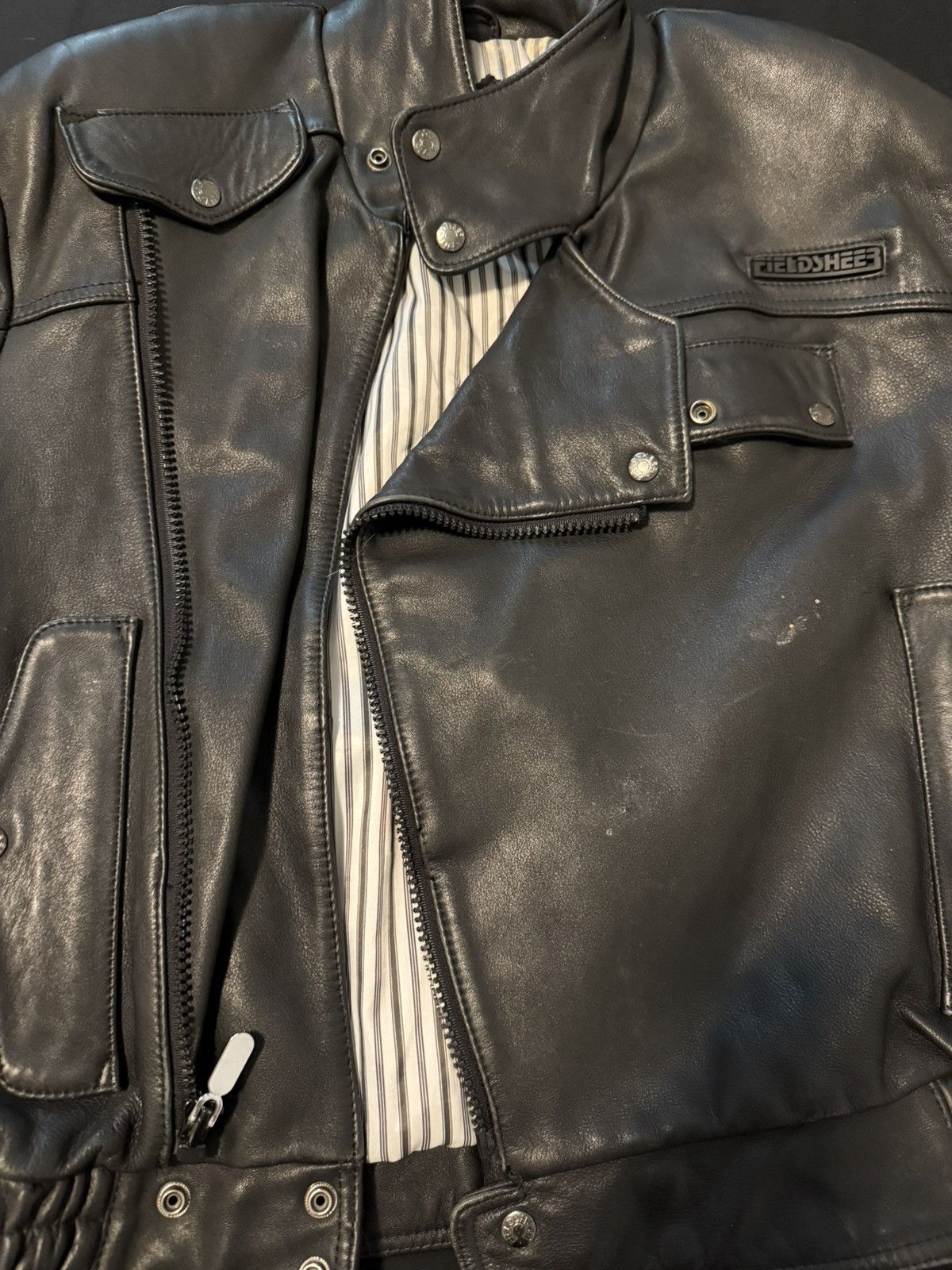 Japanese Brand × Vintage fieldsheer heavy leather jack Size US L / EU 52-54 / 3 - 2 Thumbnail