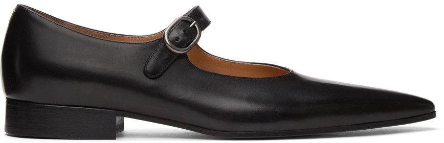 Maison Margiela o1y1124 Hyperion Mary Jane Loafers In Black Size US 7 / EU 40 - 5 Thumbnail