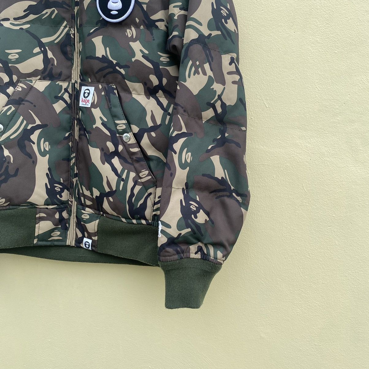 Aape × Bape Aape Quilted Zip Jacket Size US S / EU 44-46 / 1 - 5 Thumbnail