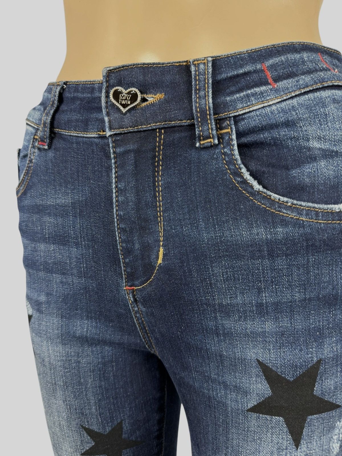 TWINSET Twinset Skinny Adele Jeans Stretch size 27 Size 27" / US 4 / IT 40 - 8 Thumbnail