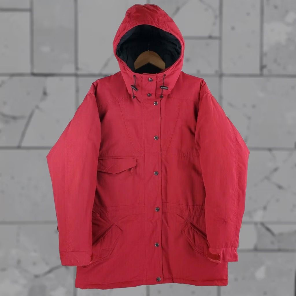 The North Face VTG 80s THE NORTH FACE Hooded Jacket Mens Large Goose Down Filled Winter Coat Size US L / EU 52-54 / 3 - 1 Thumbnail