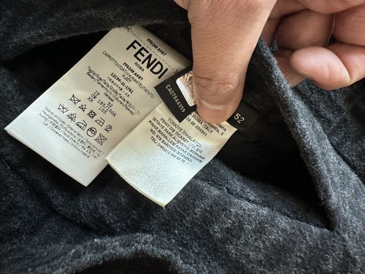 Fendi Fendi Cashmere reversible overcoat Size US L / EU 52-54 / 3 - 9 Thumbnail