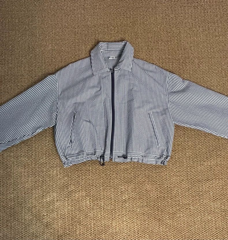 Hermes Striped Collar Casual Beach Jacket