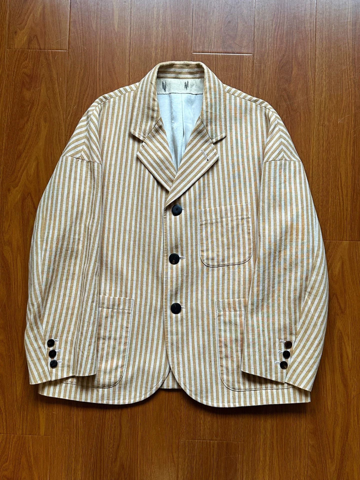 Visvim VISVIM Falkland Striped Blazer 22SS Size US S / EU 44-46 / 1 - 1 Thumbnail