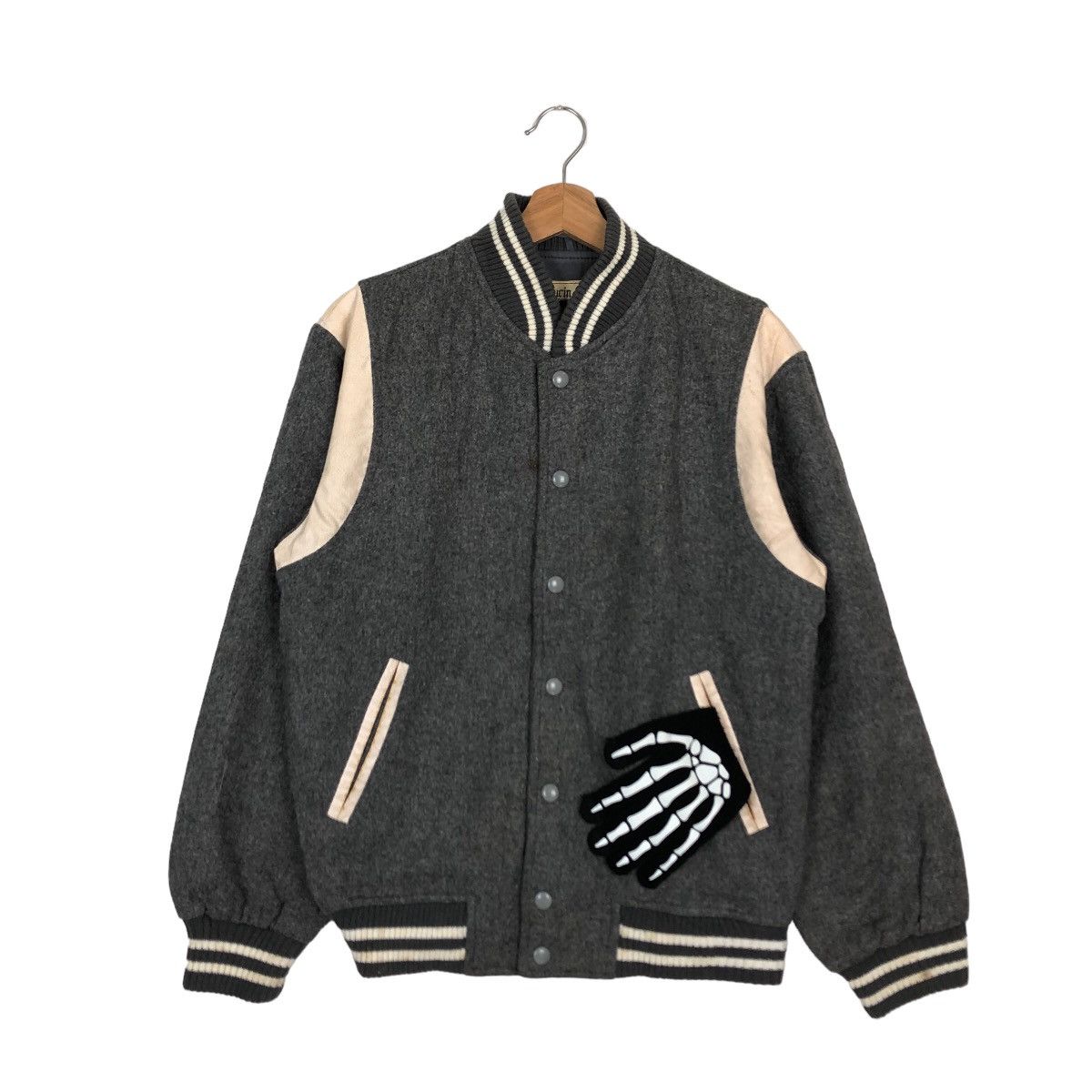 Japanese Brand 🔥90’s VINTAGE WOOL VARSITY JACKET M.WIN ISSEY MIYAKE Size US L / EU 52-54 / 3 - 1 Thumbnail