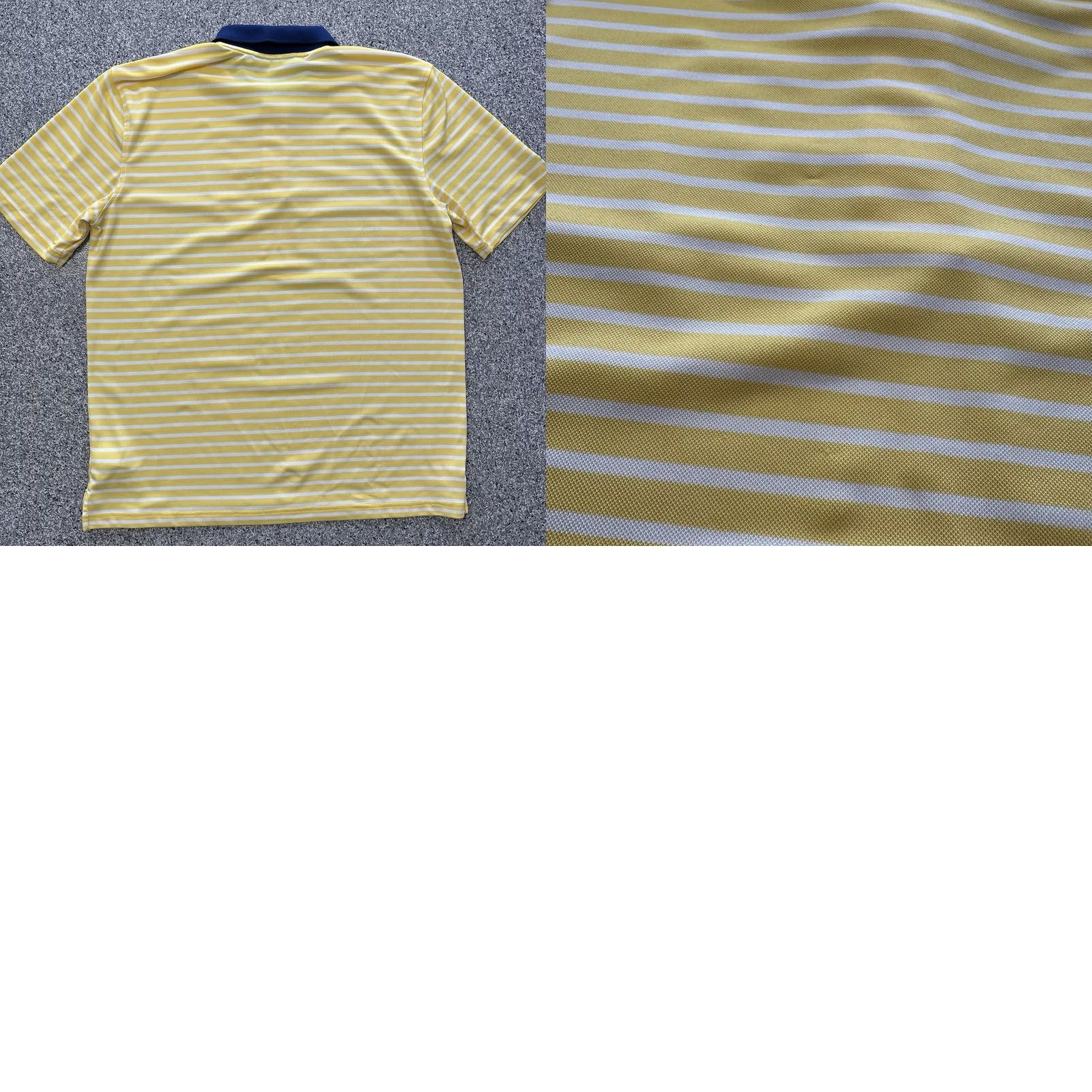 Brooks Brothers Brooks Brothers Polo Shirt Mens XL Yellow Striped Casual Golf Stretch Size US XL / EU 56 / 4 - 8 Thumbnail