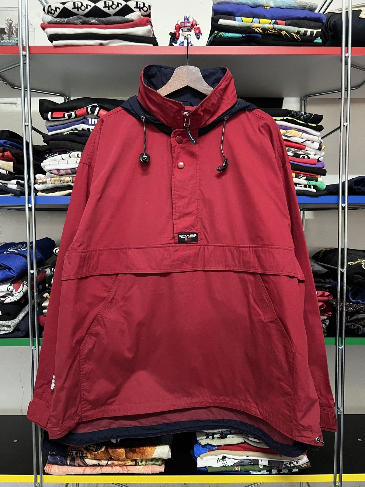 Chaps Ralph Lauren Vintage 90s Chaps Ralph Lauren Anorak Hoodie Jacket Size US XL / EU 56 / 4 - 1 Thumbnail