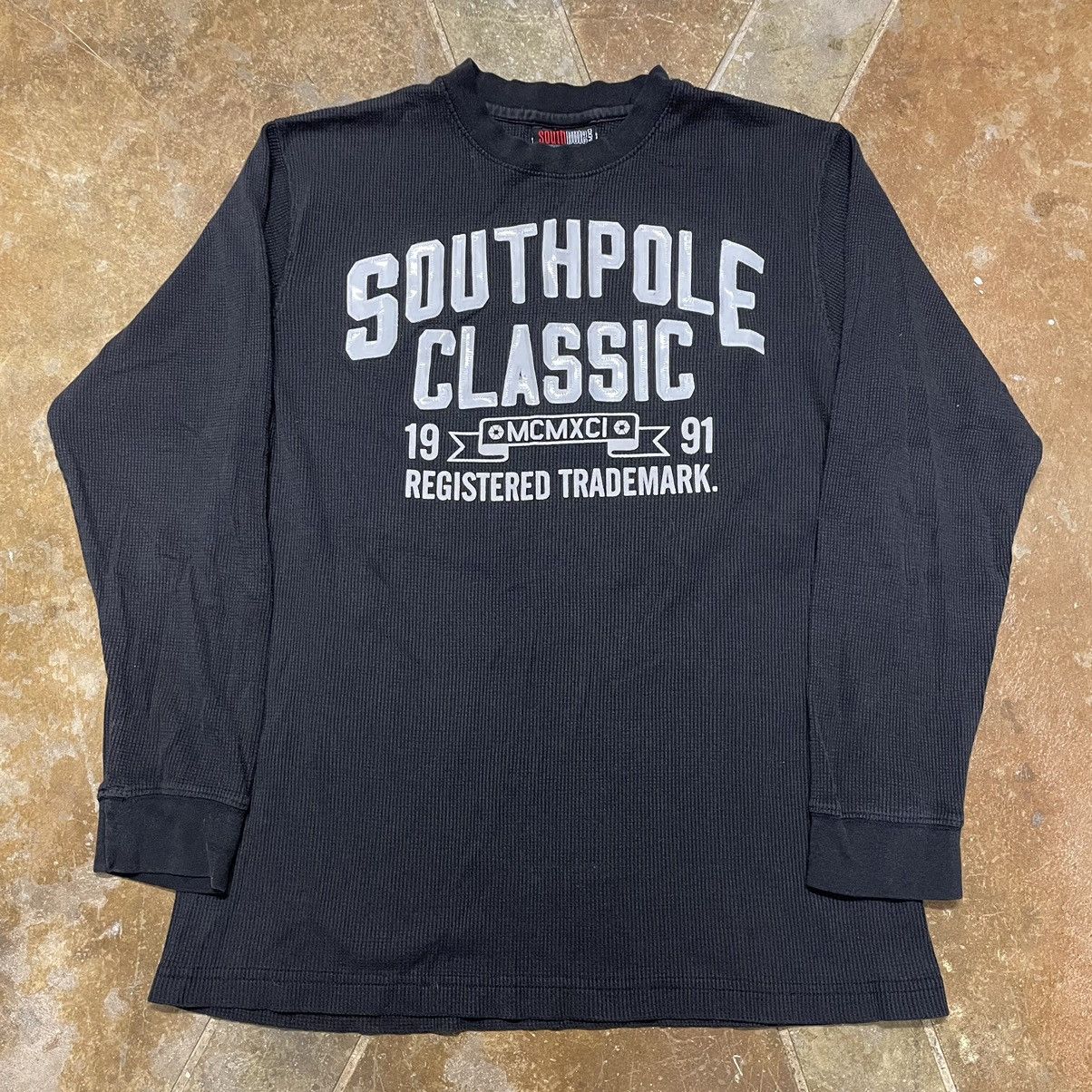 Southpole × Vintage Vintage 2000s Y2K Southpole Classics Thermal Long Sleeve Size US L / EU 52-54 / 3 - 2 Thumbnail