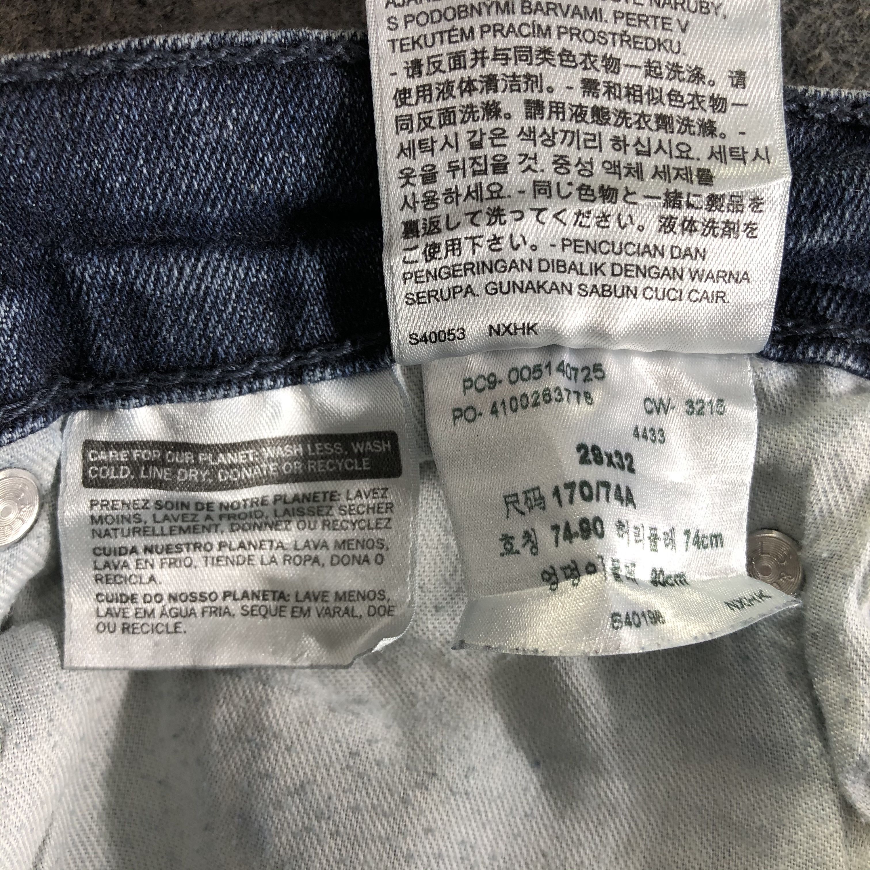 Levi's Vintage Blue Wash Levis 514 Jeans-J4205 Size US 29 - 10 Thumbnail