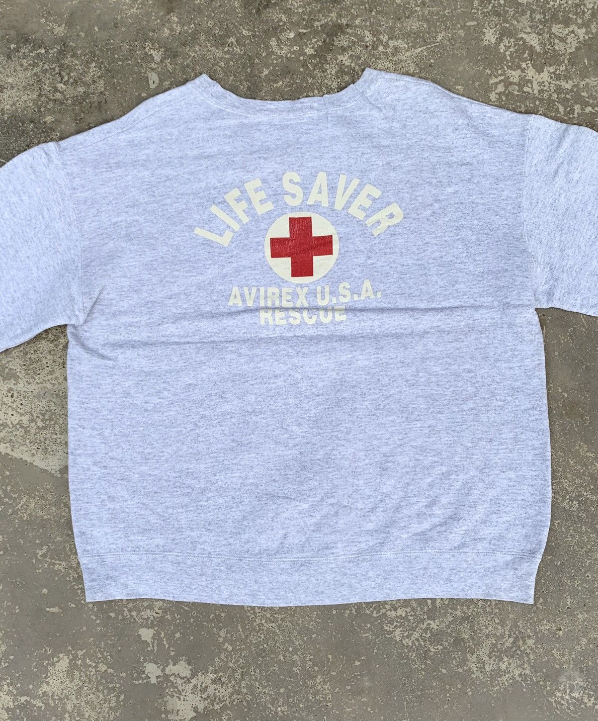 Avirex × Vintage Vintage 90s Life Saver Avirex Usa Crewneck Size US M / EU 48-50 / 2 - 5 Thumbnail