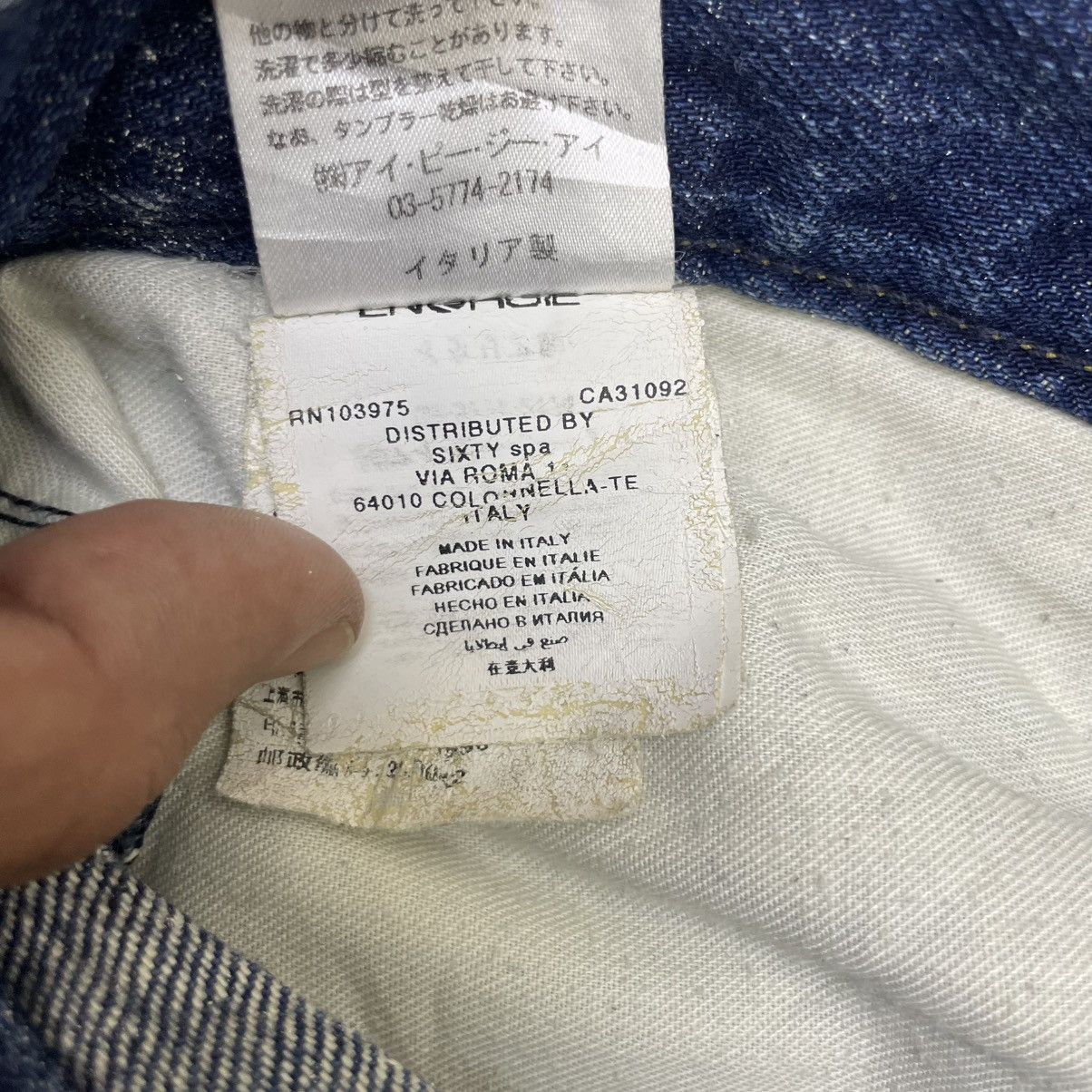 Energie 🔥Energie Made In Italy Distress Denim Size US 35 - 15 Thumbnail