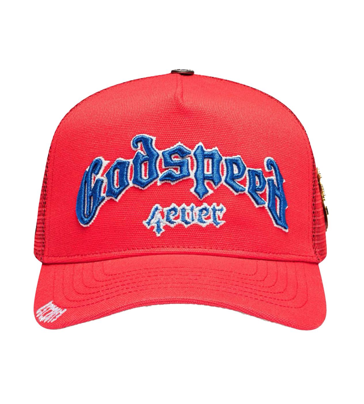 Godspeed Forever Trucker Hat Red/Blue/White Size ONE SIZE - 1 Thumbnail