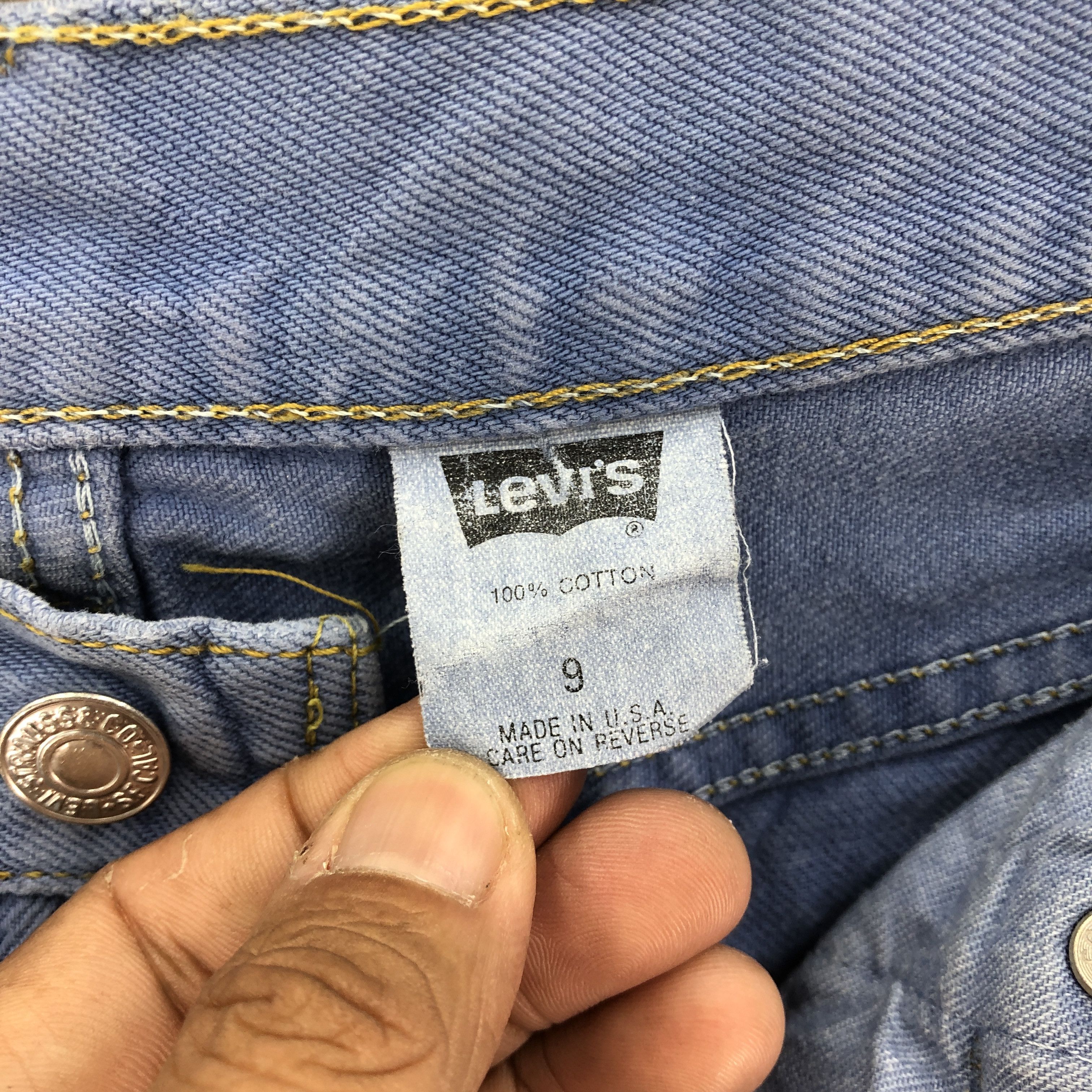 Levi's Vintage Levis 501 Jeans Blue Levi's Button Up Denim Size 24" / US 00 / IT 34 - 8 Thumbnail