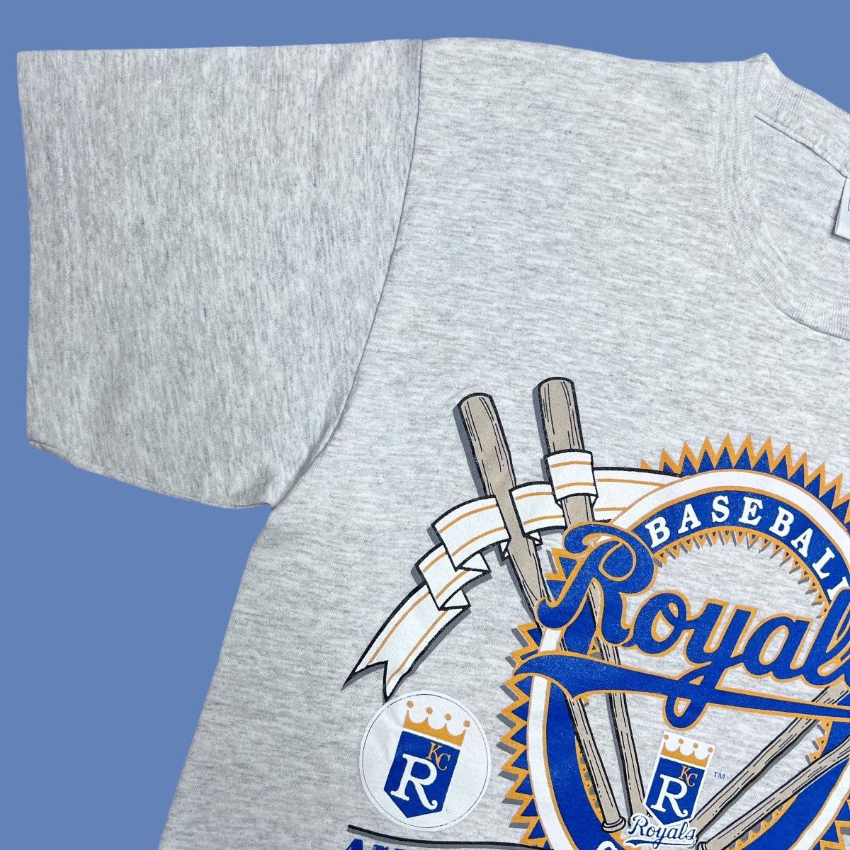 MLB × Vintage 1991 MLB Kansas City Royals American League Baseball Tee Size US L / EU 52-54 / 3 - 6 Thumbnail