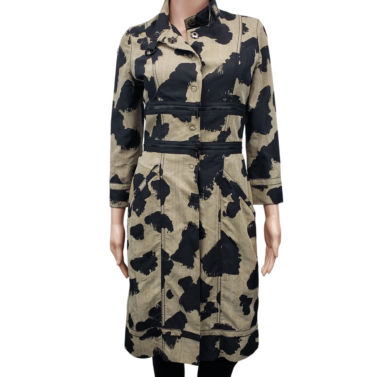 Other Rachel Roy Trench Coat Snap Closure Lined Zipper Modal XS Size XS / US 0-2 / IT 36-38 - 3 Thumbnail