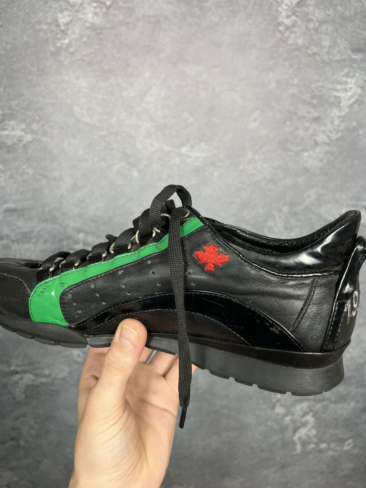 Dsquared2 Hype Dsquared2 Kick It Leather Y2k Low Top Sneakers Size US 11 / EU 44 - 17 Thumbnail