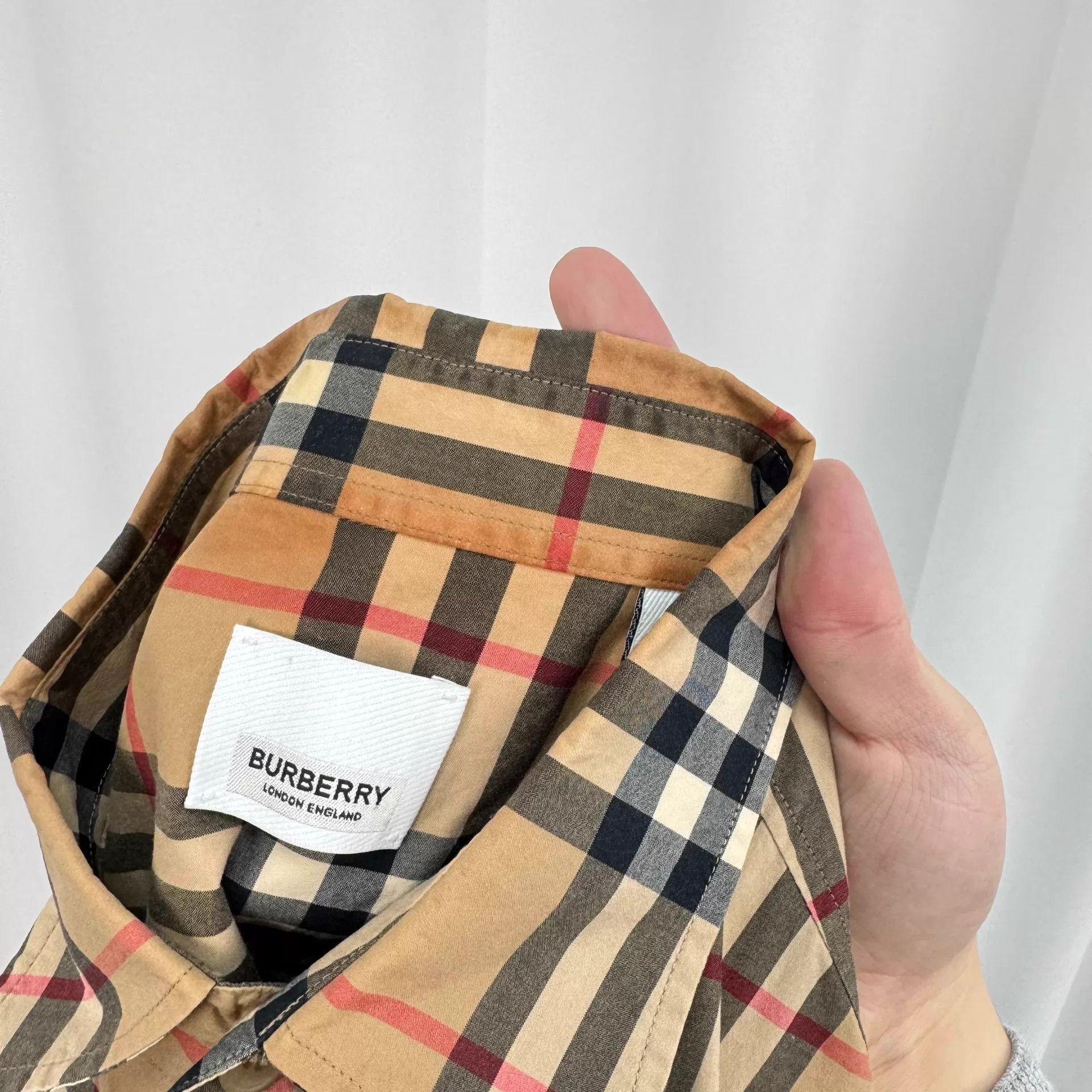 Burberry Burberry Iconic Check Shirt M 95 New KL11017 Size US M / EU 48-50 / 2 - 6 Thumbnail