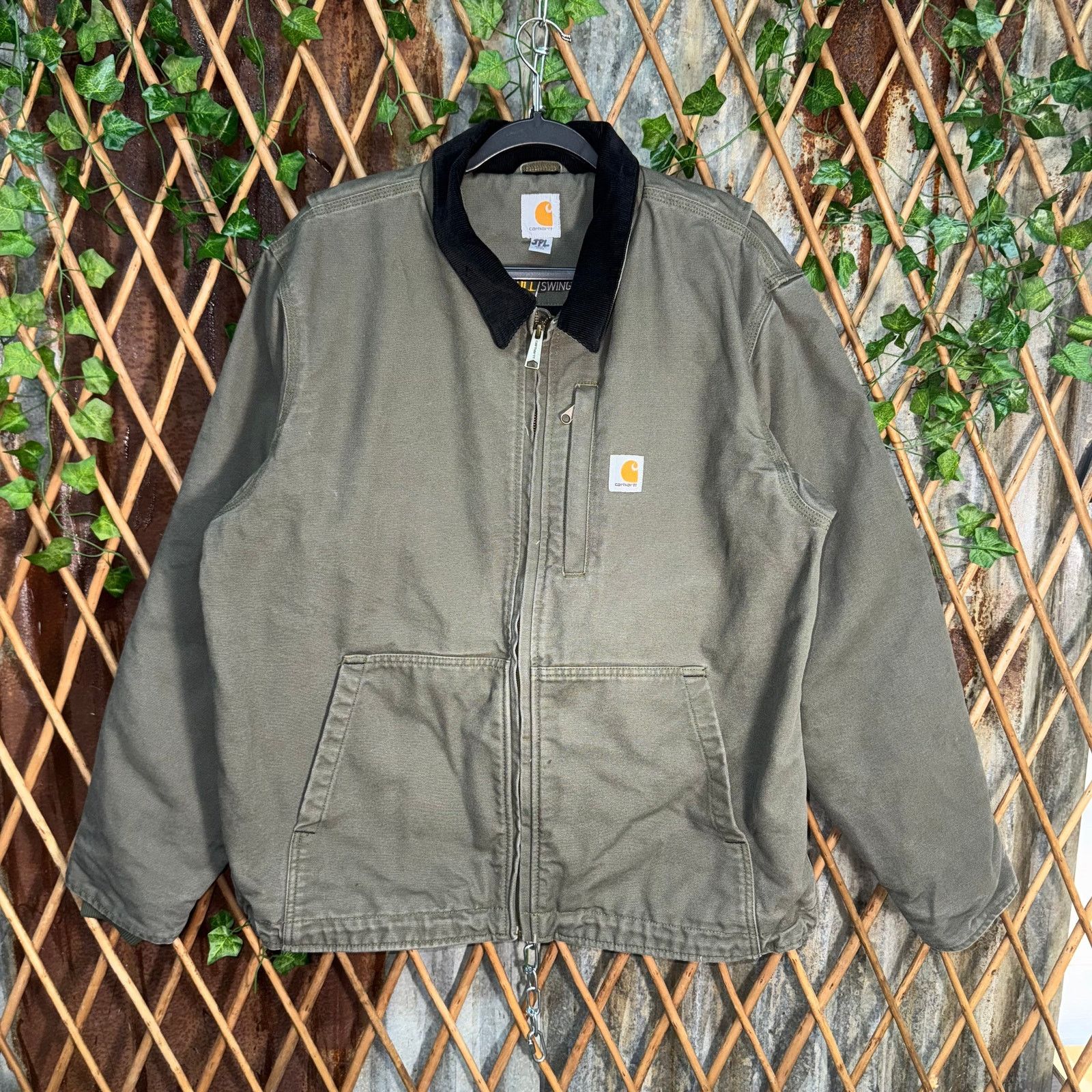 Carhartt Vintage Y2K workwear 2000s canvas Carhartt Detroit jacket Size US L / EU 52-54 / 3 - 1 Thumbnail