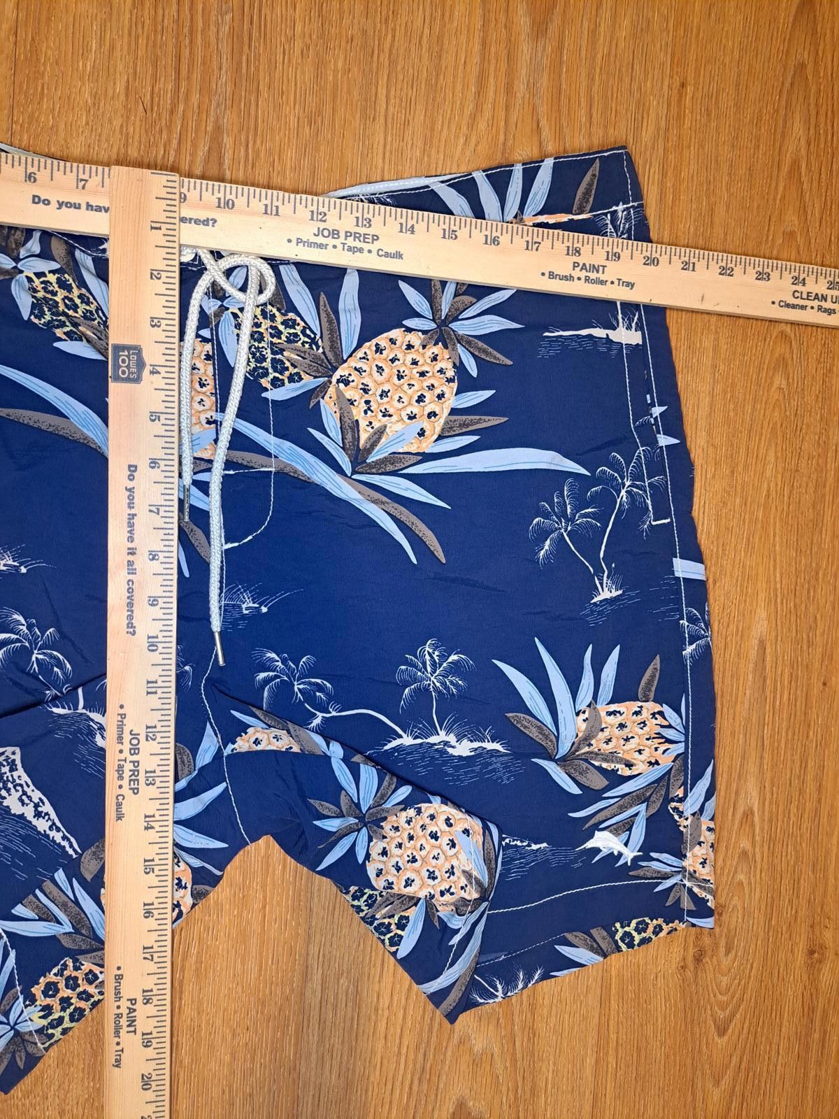 Tommy Bahama Tommy Bahama Relax Swim Trunks Mens XL Blue Nylon Hawaiian Size US 36 / EU 52 - 7 Thumbnail