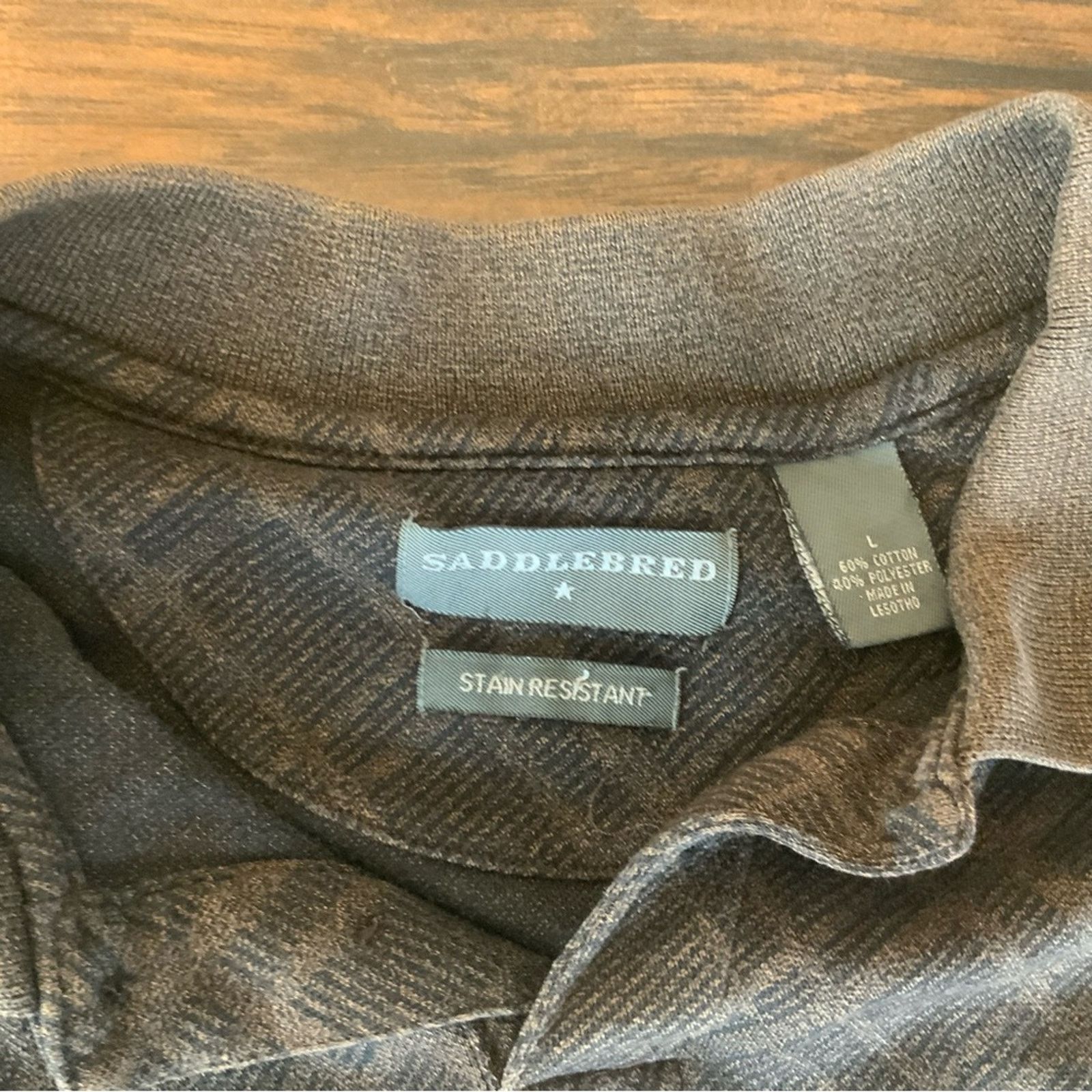 Saddlebred Long sleeve polo Size US L / EU 52-54 / 3 - 2 Thumbnail