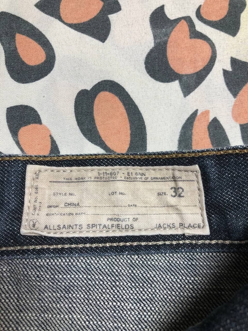Allsaints Vintage Allsaints spitalfields Japan Selvage Denim jeans Size US 32 / EU 48 - 2 Thumbnail