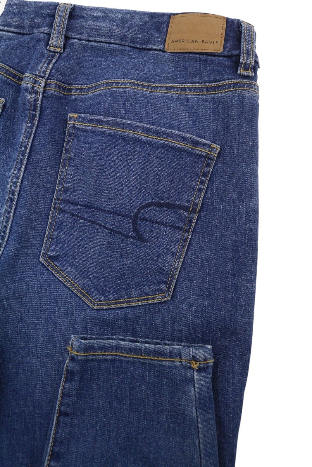 American Eagle Outfitters CURVY HI-RISE JEGGING W29 Bright Jeans 88964 Size 29" - 6 Thumbnail
