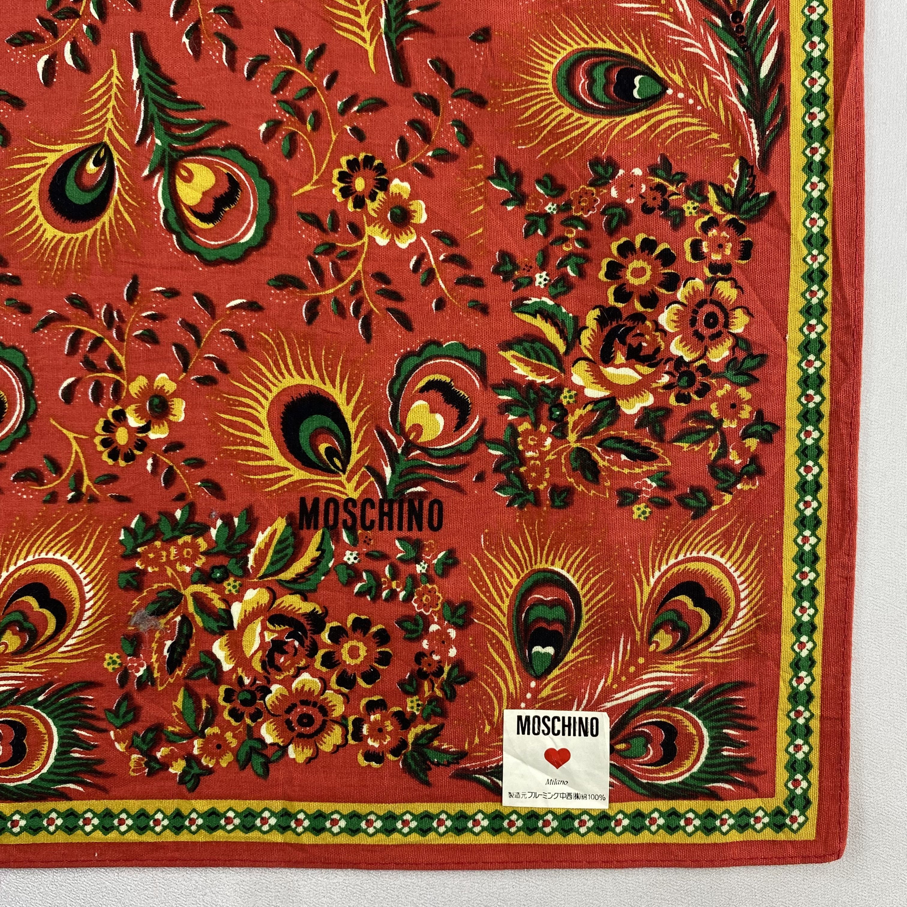 Moschino × Vintage Moschino Bandana/ Handkerchief / Neckerchief-P1001 Size ONE SIZE - 3 Thumbnail
