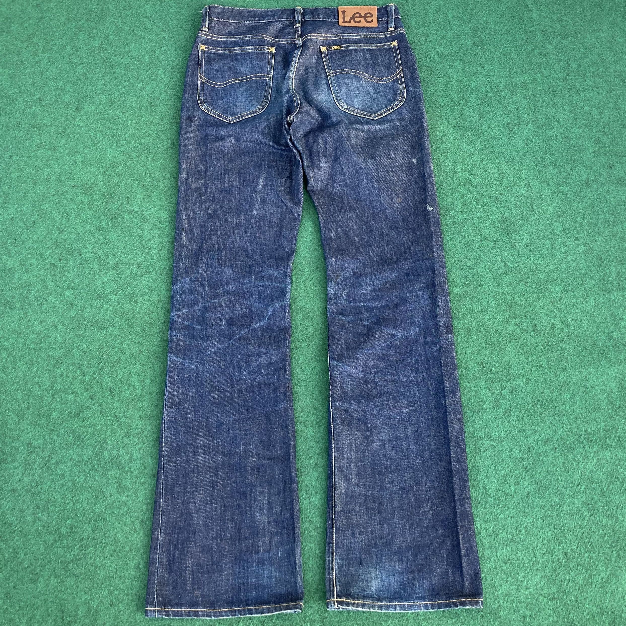 Lee Vtg Lee Riders Denim Bootcut Flare Grunge Jeans Size US 31 - 12 Thumbnail