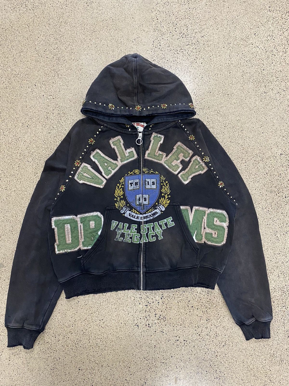 Vale 💀Vale Black Gem Zip Up💀 Size US M / EU 48-50 / 2 - 1 Thumbnail