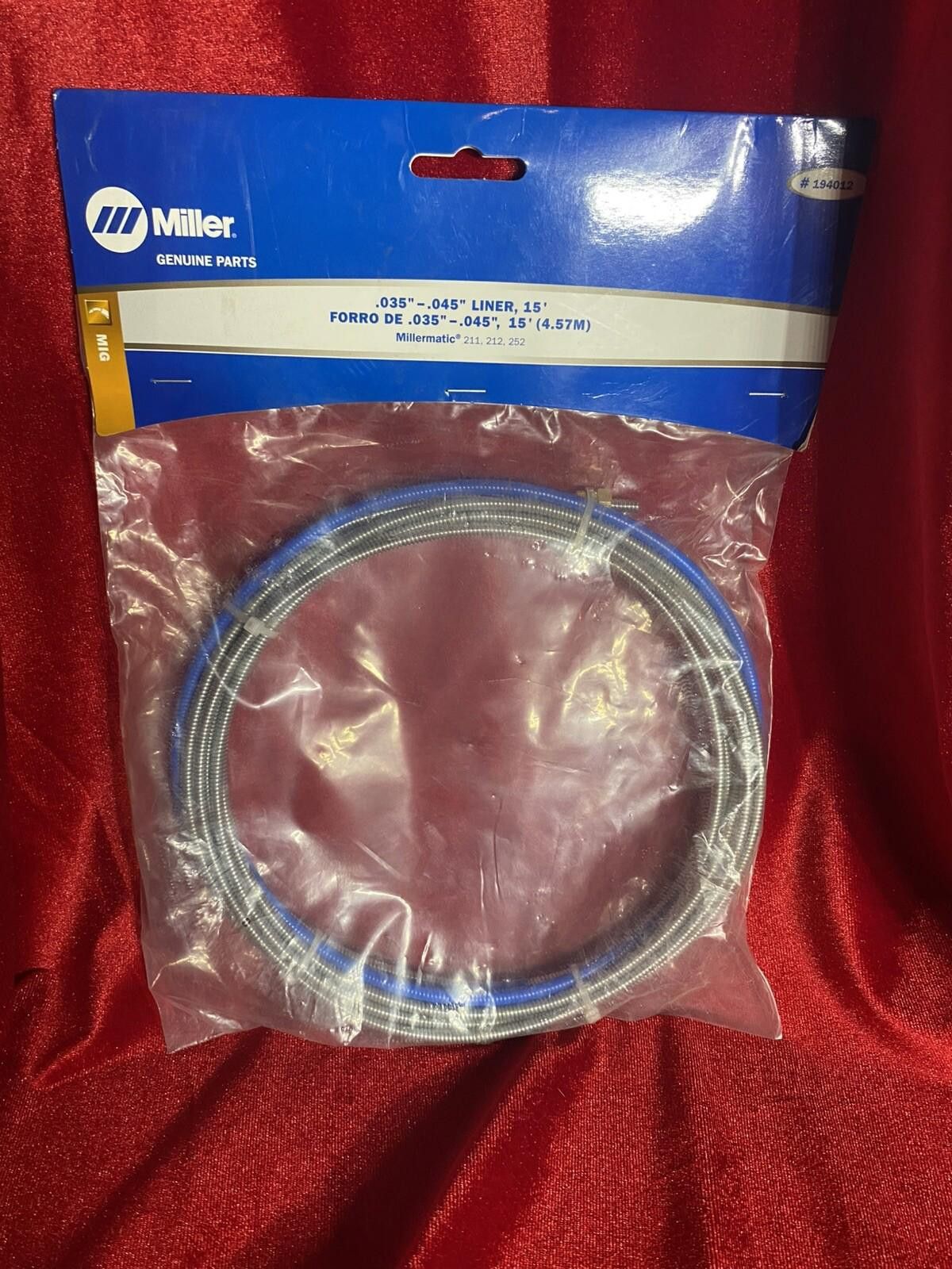 Peter Millar Miller 194012 .035/.045 Mig Gun Liner Size ONE SIZE - 1 Thumbnail