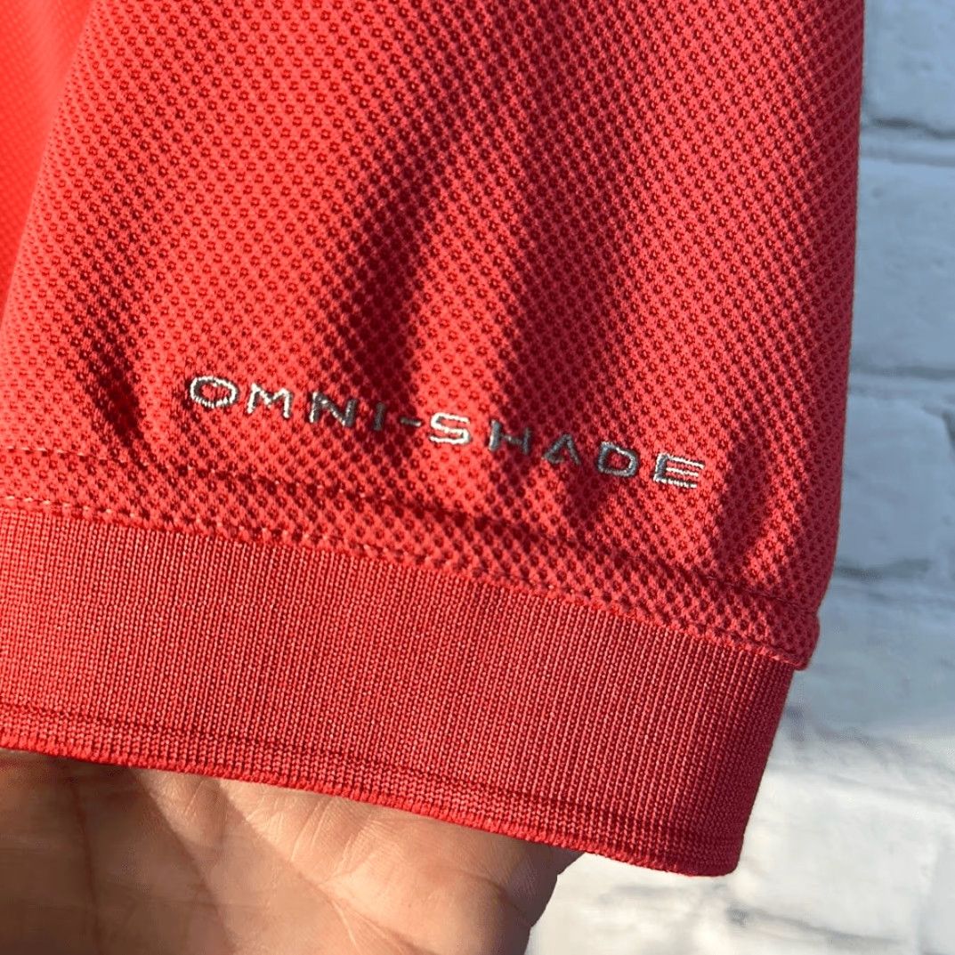 Vintage Columbia PFG Coral Polo Shirt Mens XL Orange 1X Omni Shade Vented Fishing Shirt Size US XL / EU 56 / 4 - 3 Thumbnail