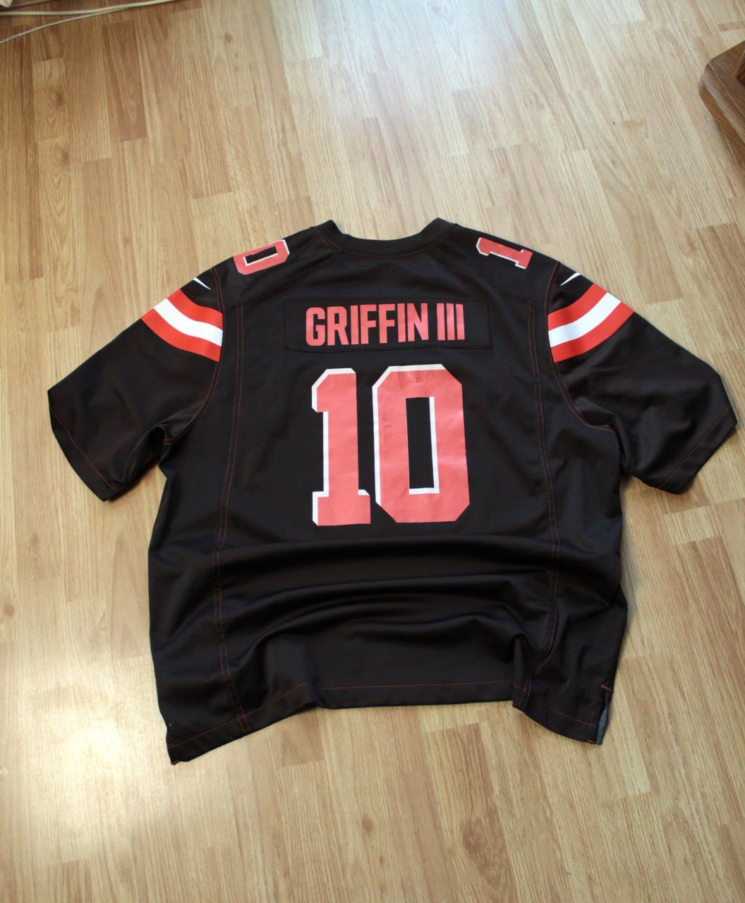Nike 🔥 Robert Griffin III Cleveland Browns NFL Nike Jersey Shirt Size US XXL / EU 58 / 5 - 2 Thumbnail