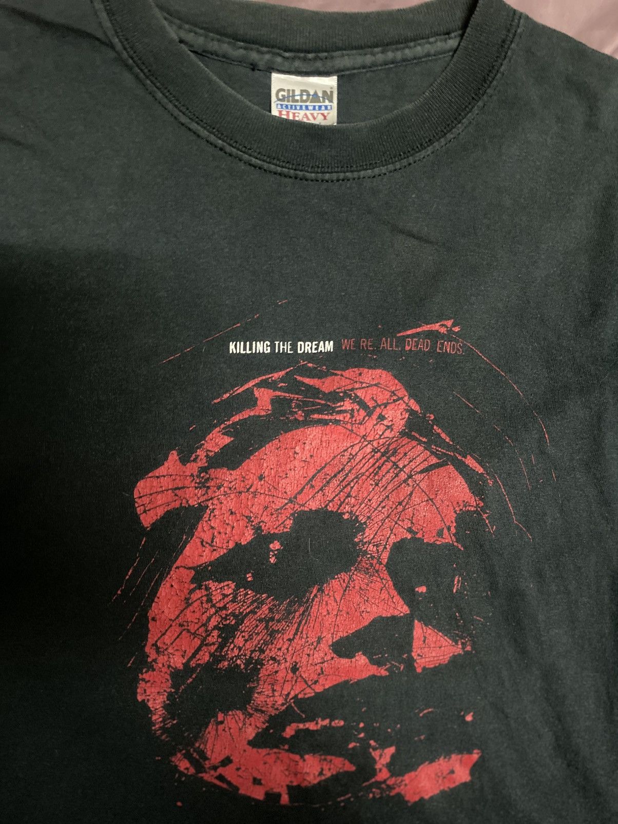 Gildan Vintage Band T-Shirt (Killing the Dream) Size US XL / EU 56 / 4 - 2 Thumbnail