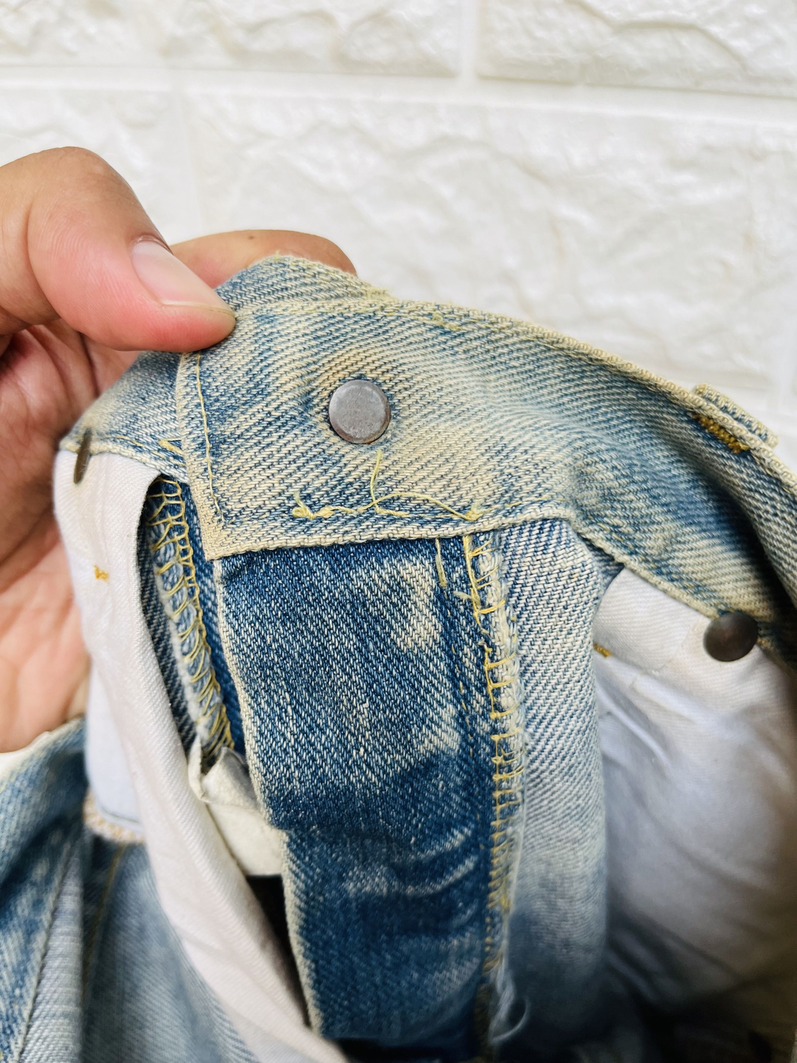 Lee × Vintage Vintage 80s LEE Rider Distressed Designer Fashion Style Size US 27 - 12 Thumbnail