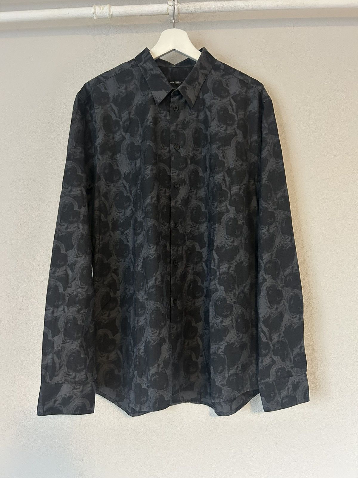 Givenchy Givenchy Madonna Print Cotton Shirt - Size 44 Size US XL / EU 56 / 4 - 1 Thumbnail
