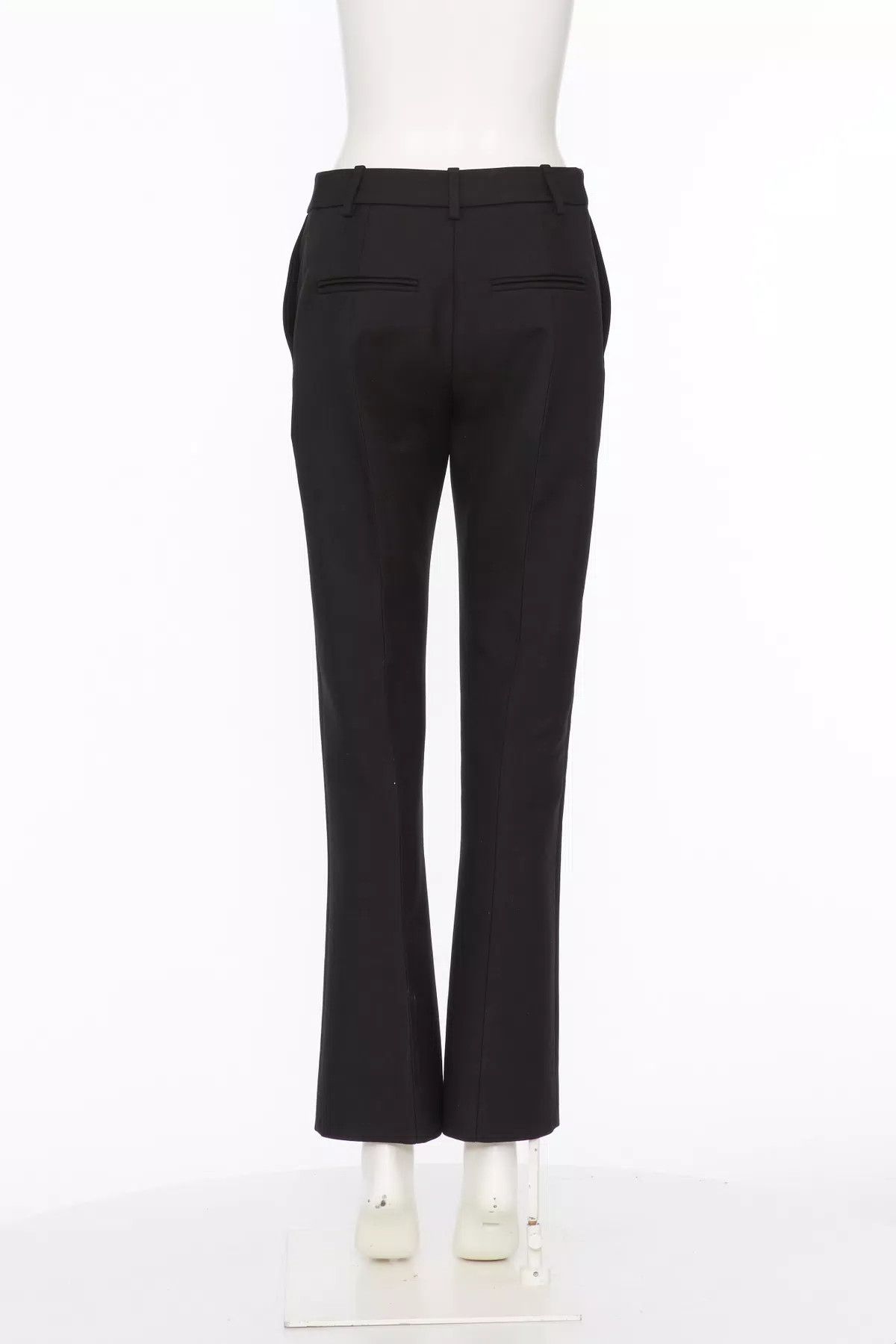 Valentino o1s1wg110925 Crepe Couture Trousers in Black Size 27" / US 4 / IT 40 - 4 Thumbnail