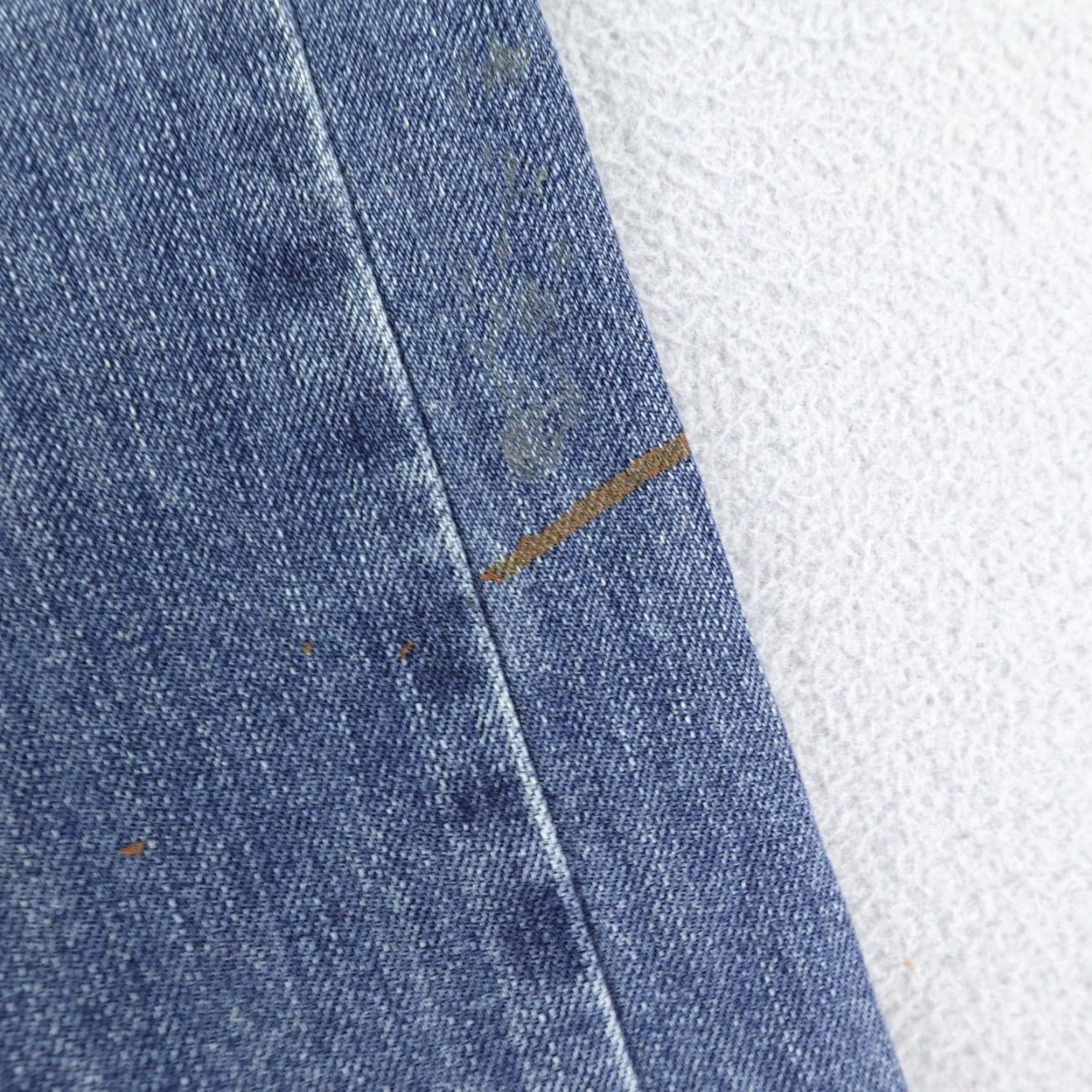 Carhartt Carhartt Jeans Mens 33x30 Blue Denim Relaxed Fit Straight Leg Utility Workwear Size US 34 / EU 50 - 7 Thumbnail