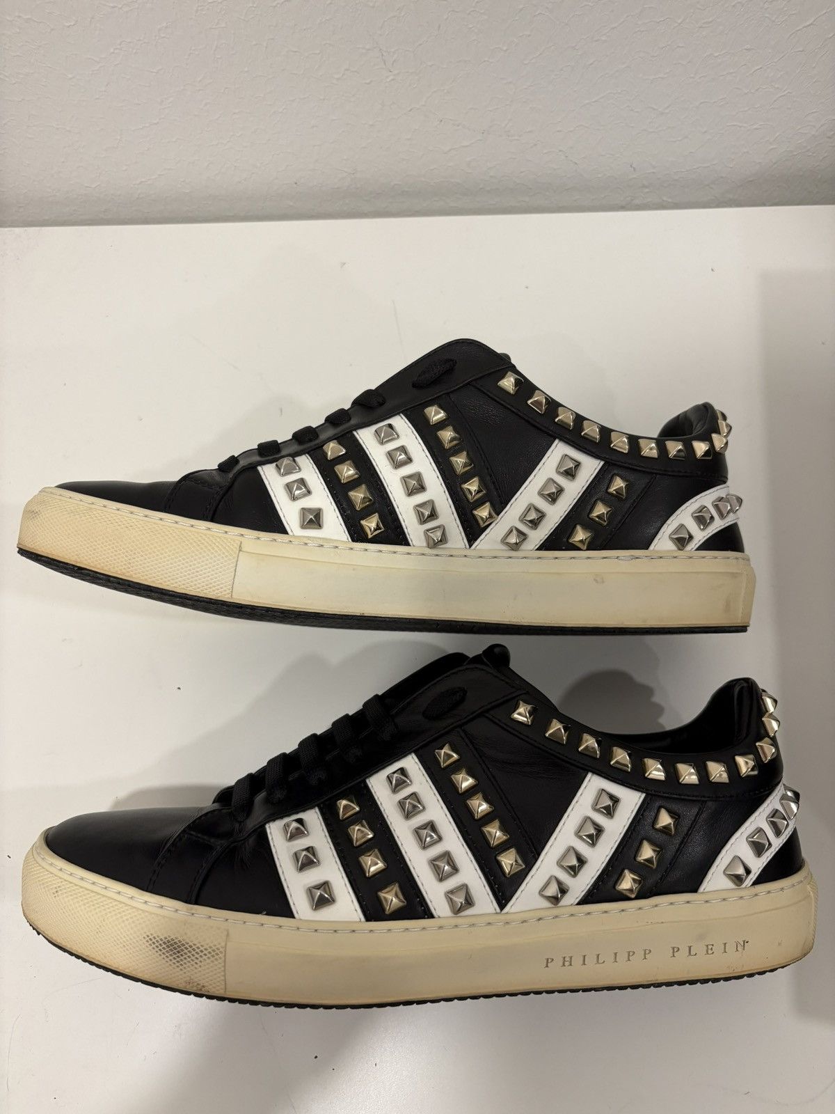 Philipp Plein Philipp Plein Leather sneakers Size US 10 / EU 43 - 5 Thumbnail